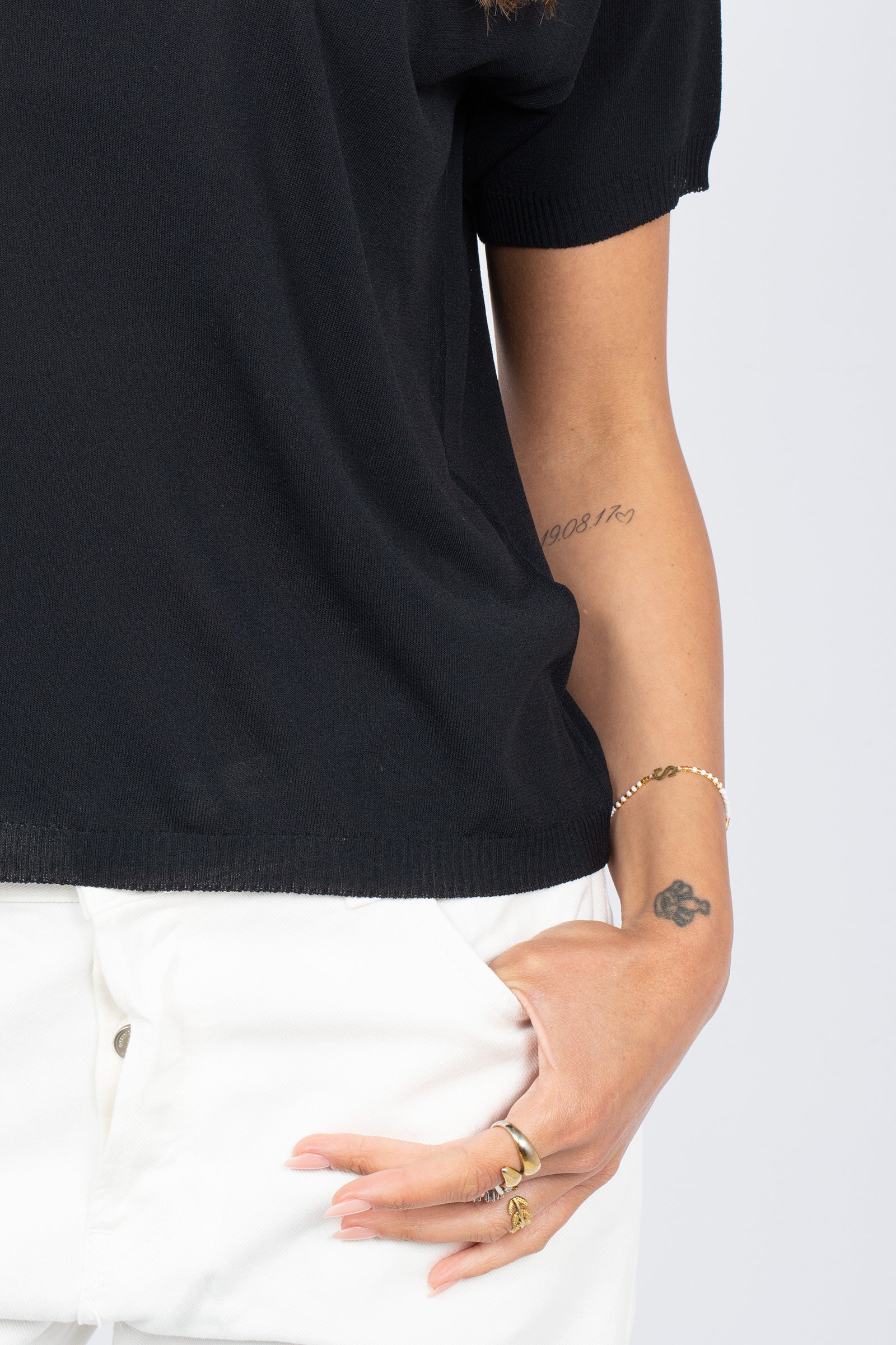 t-shirt girocollo in cotone L0V103R 690 DRUMOHR 
