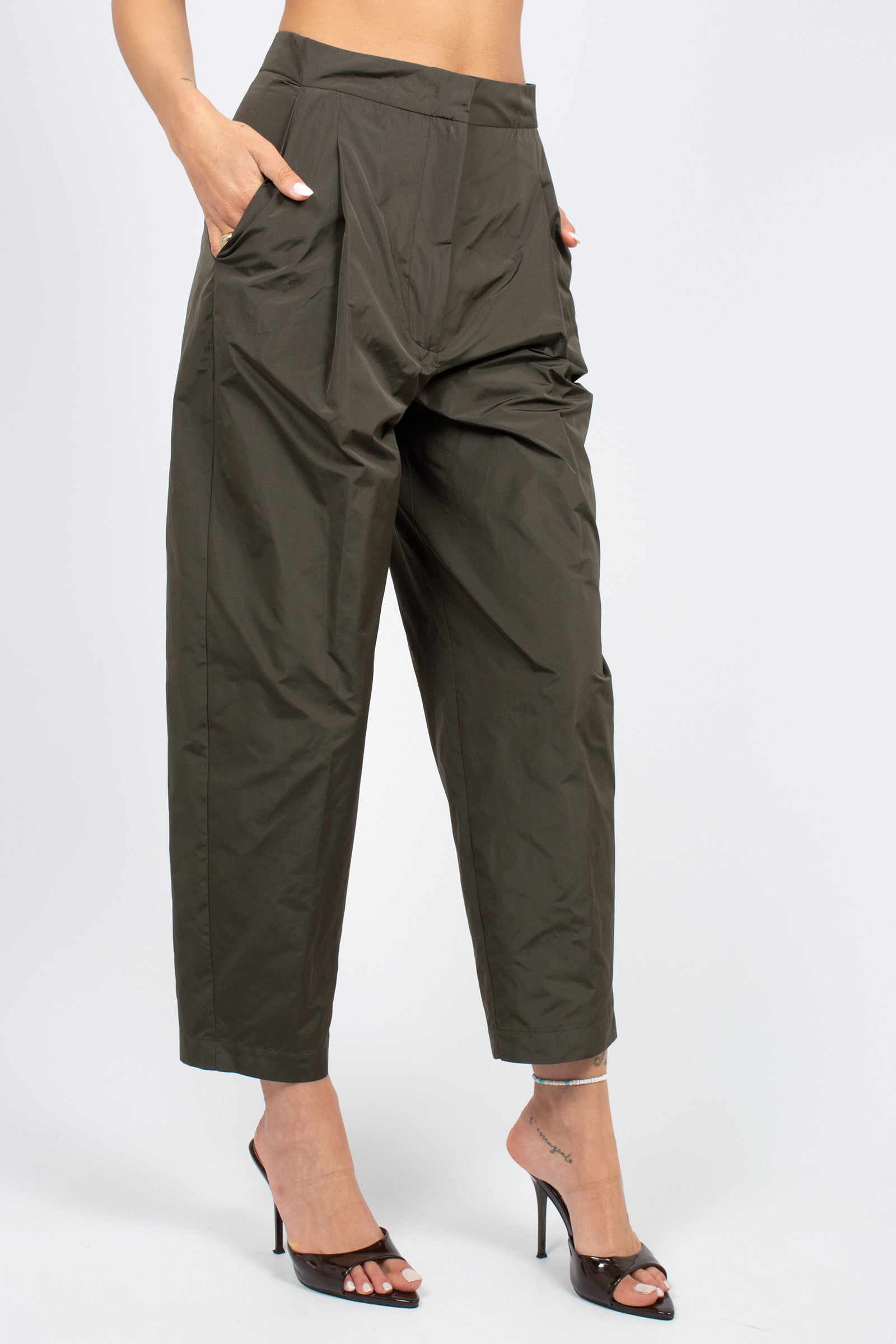 pantalone in taffeta 'chantal' P6SP01 S92 ERIKA CAVALLINI 