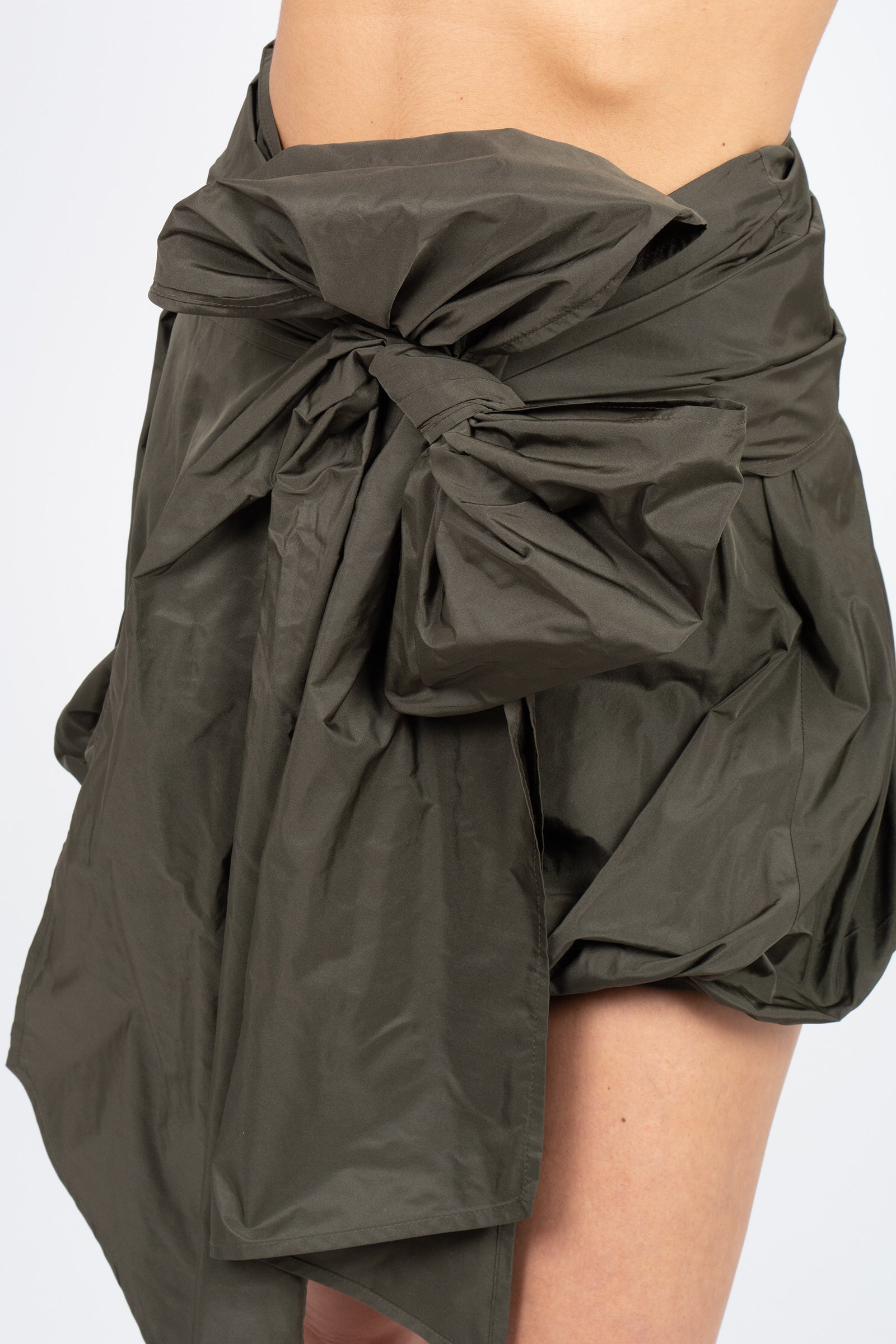 gonna in taffeta con nodo 'mary' P6SP02 S92 ERIKA CAVALLINI 