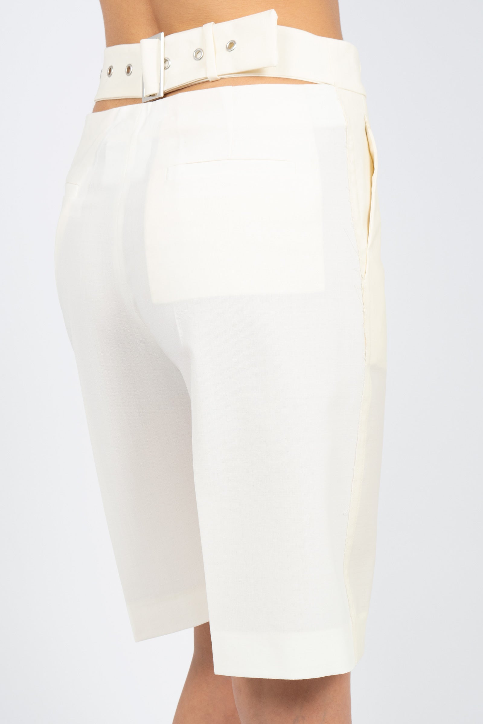 bermuda in fresco lana 'jeff' P6SZ03 W6007 ERIKA CAVALLINI 