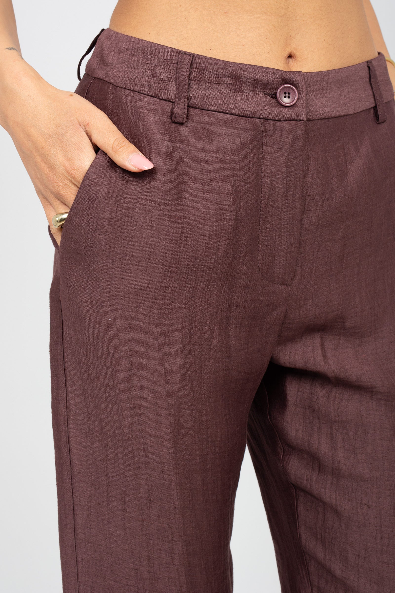 pantalone in misto cotone VITAL399 1369 HANAMI D'OR 