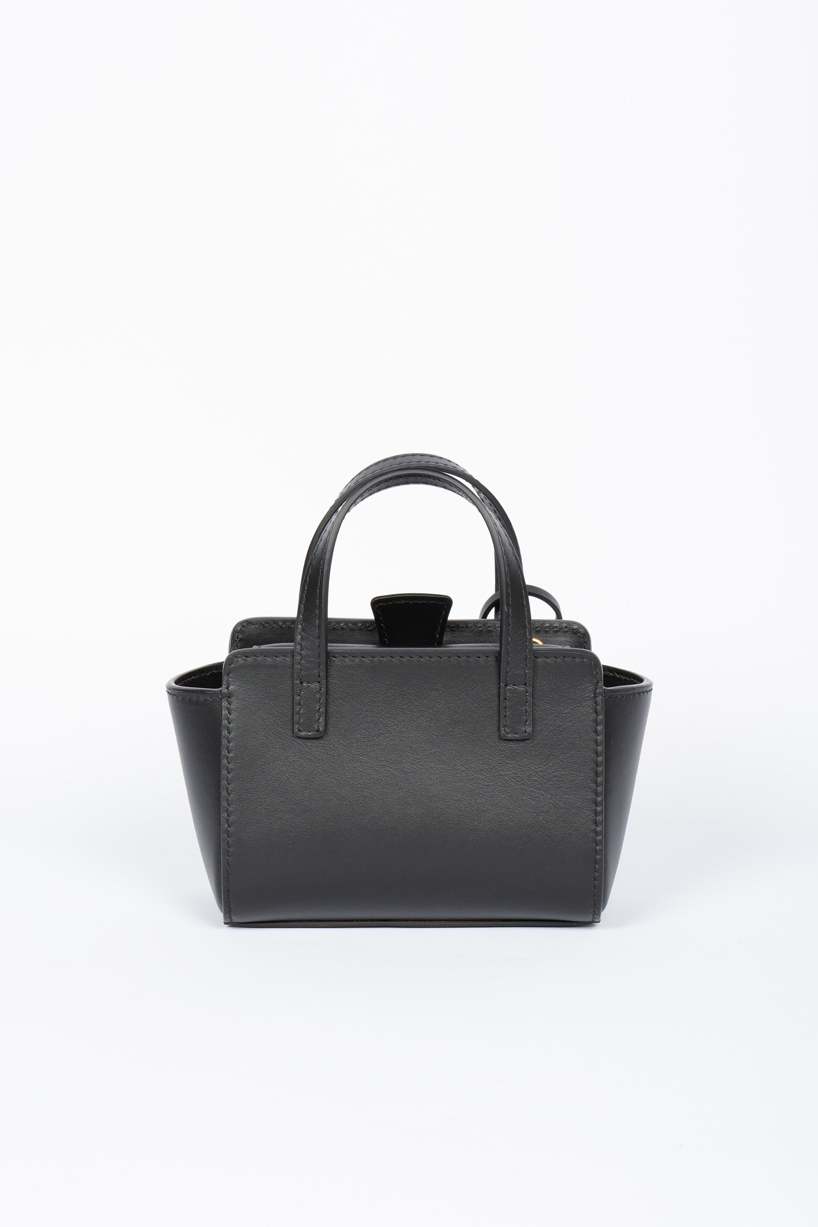 shoulder bag 'flap xs' in pelle FL14XSPREMIERE BLACK HIDESINS 