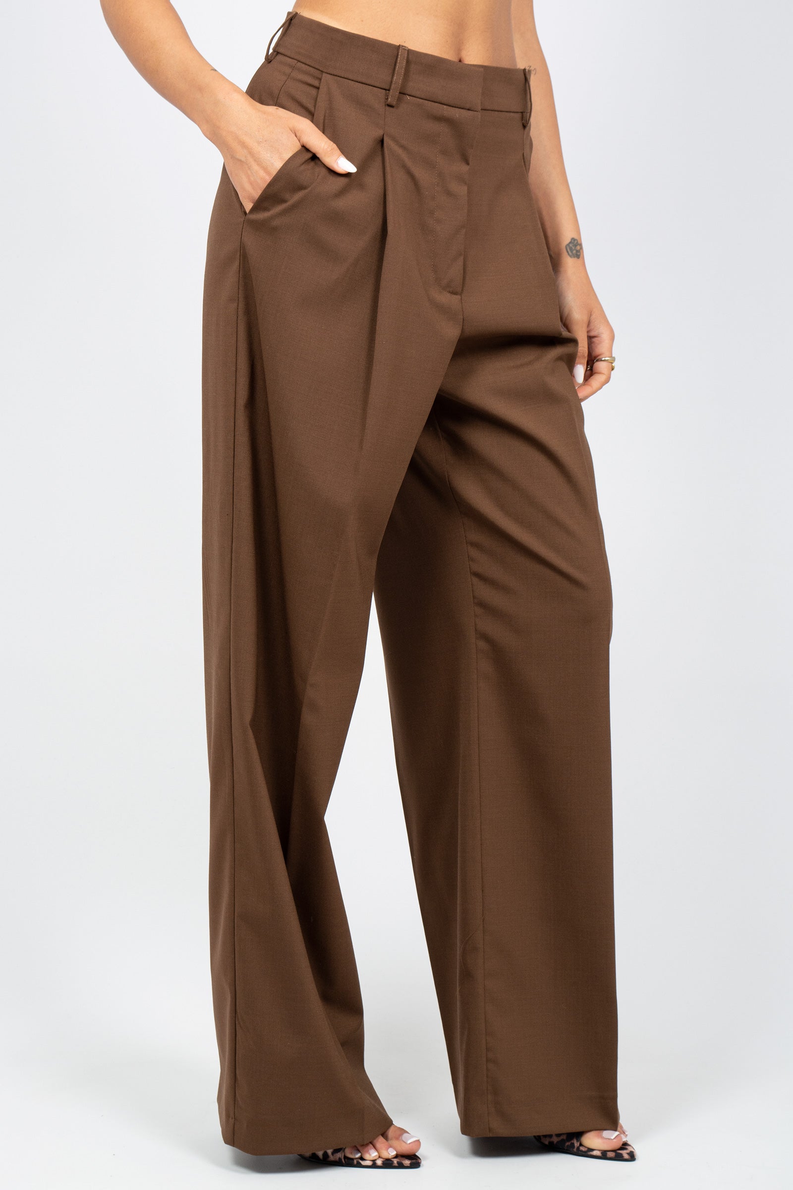 pantalone over con pinces PORTO 0760 JACQUEUR 