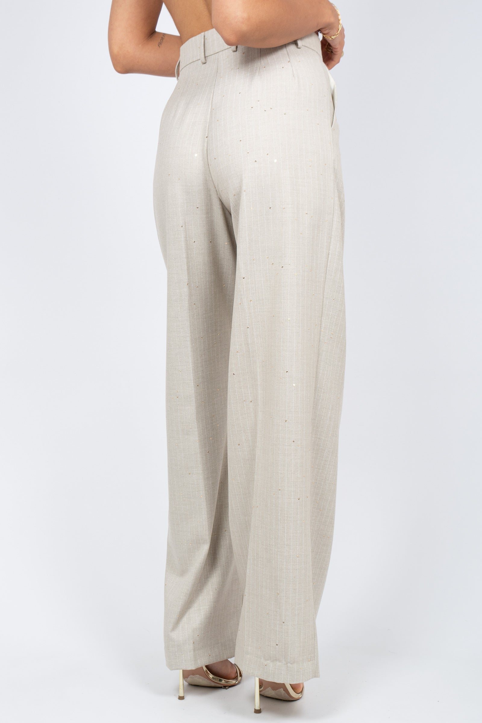 pantalone over con pinces PORTOSEQUIN 650 JACQUEUR 