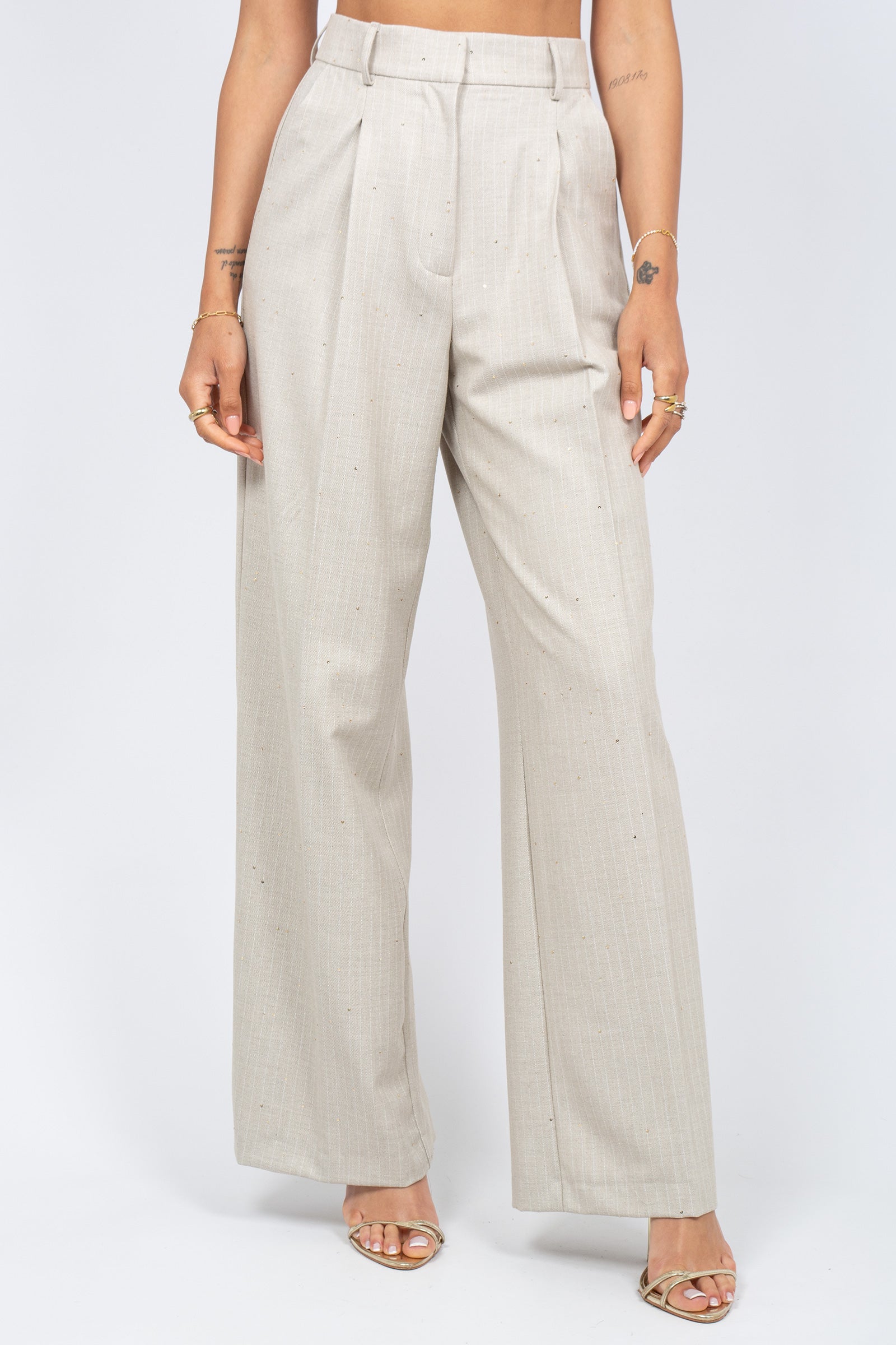 pantalone over con pinces PORTOSEQUIN 650 JACQUEUR 
