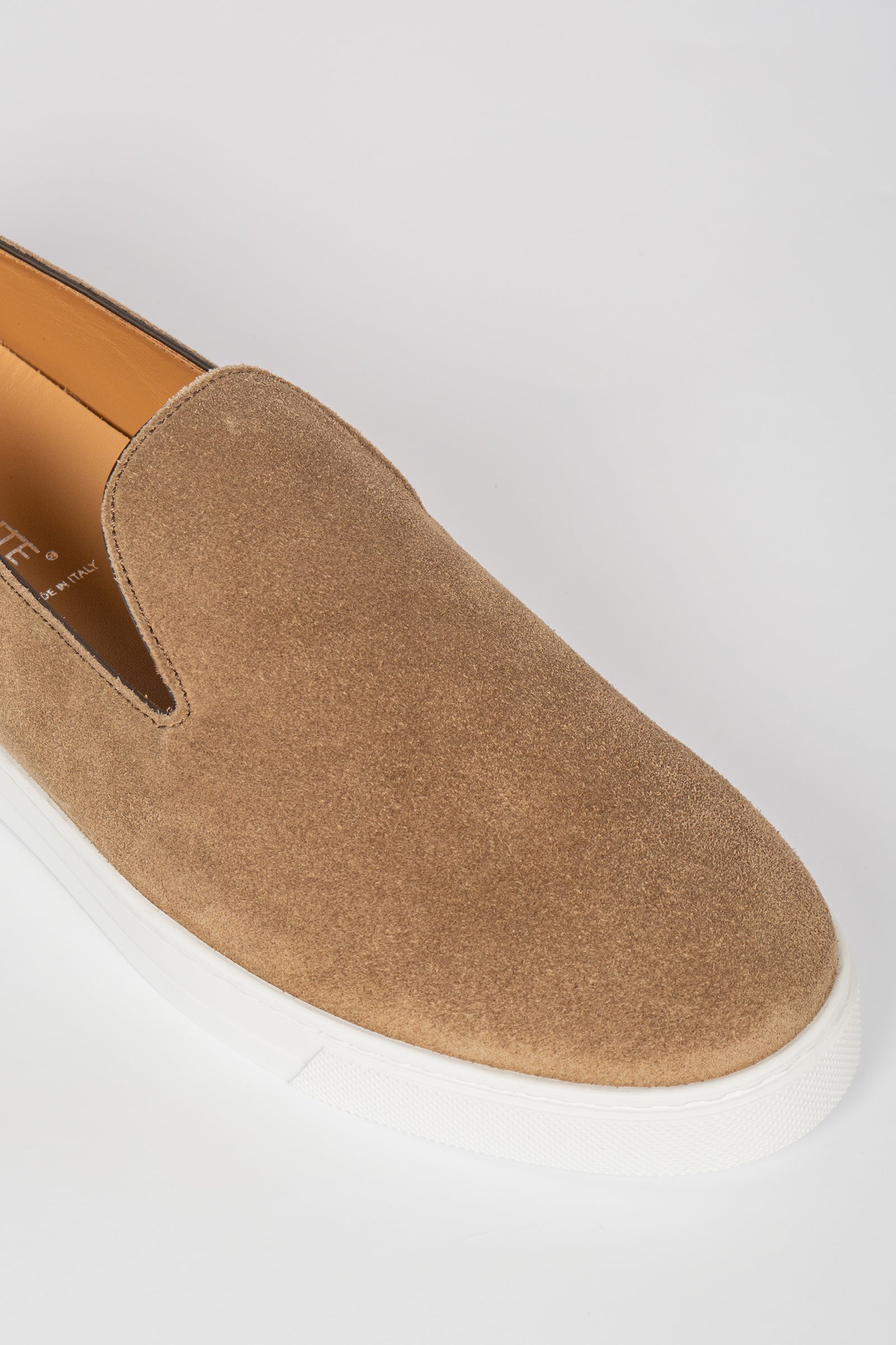 mocassini in suede 29002FLORENCE TABACCO LO.WHITE 