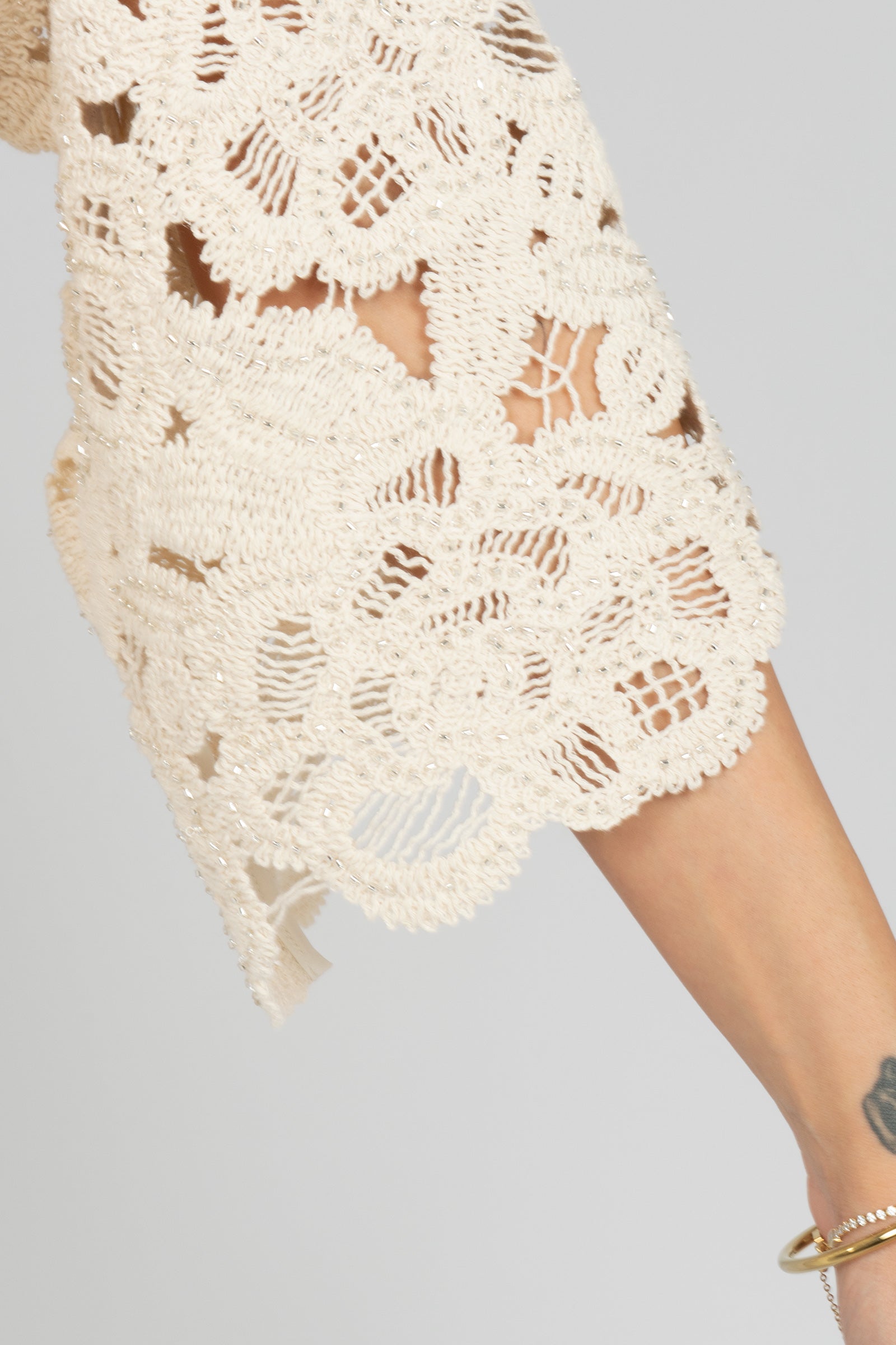 blusa in cotone ricamato 26SMCM02726SCO127 04100 MAISON COGO 