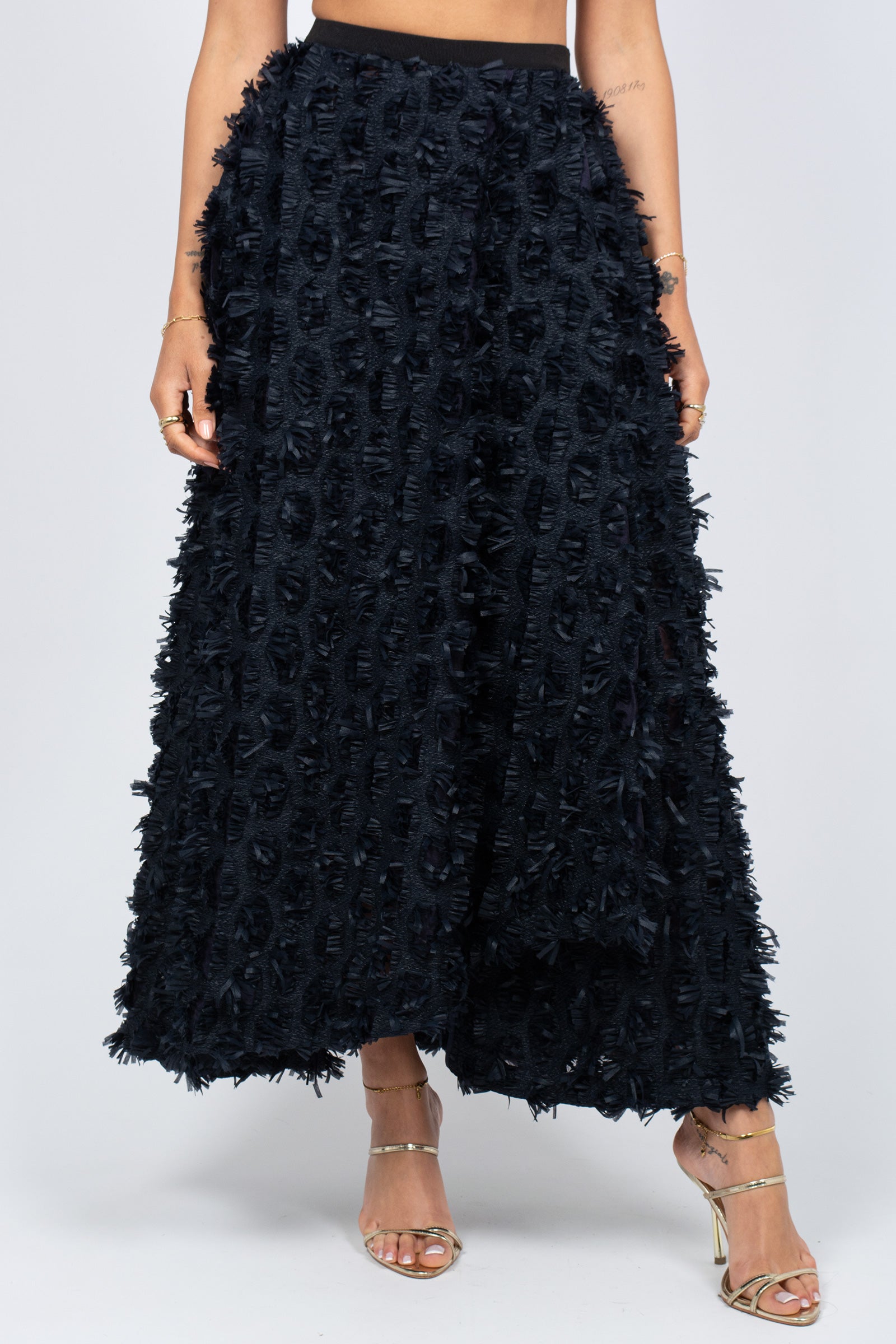 gonna lunga in fil coupe 26SMCN17226SPX129 89103 MAISON COGO 