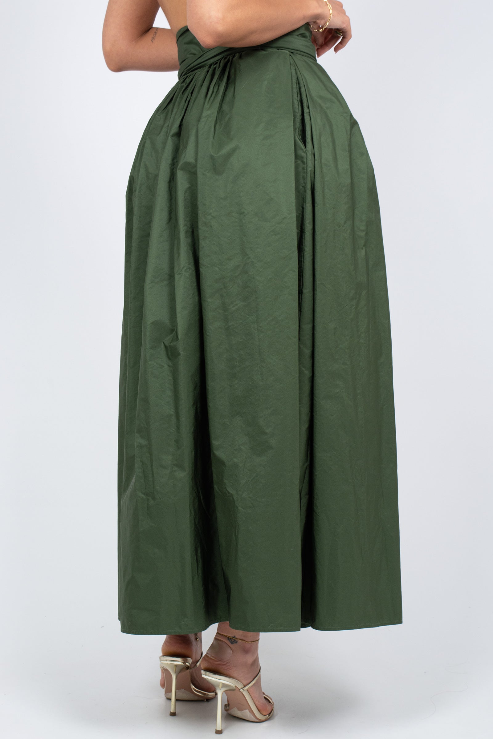 gonna lunga in taffeta 26SMCN20026SPL138 79004 MAISON COGO 