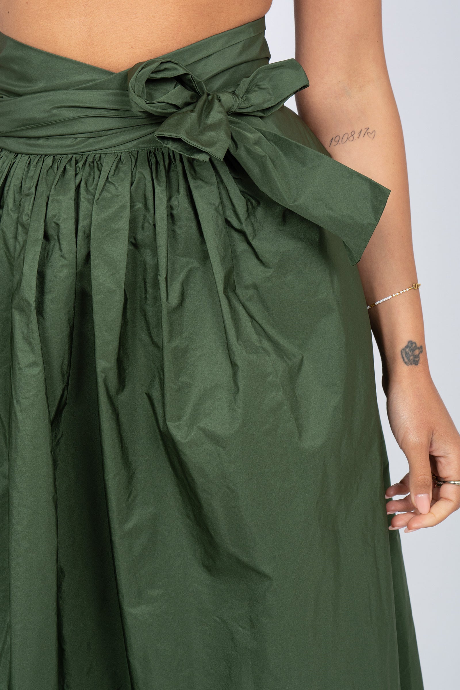 gonna lunga in taffeta 26SMCN20026SPL138 79004 MAISON COGO 