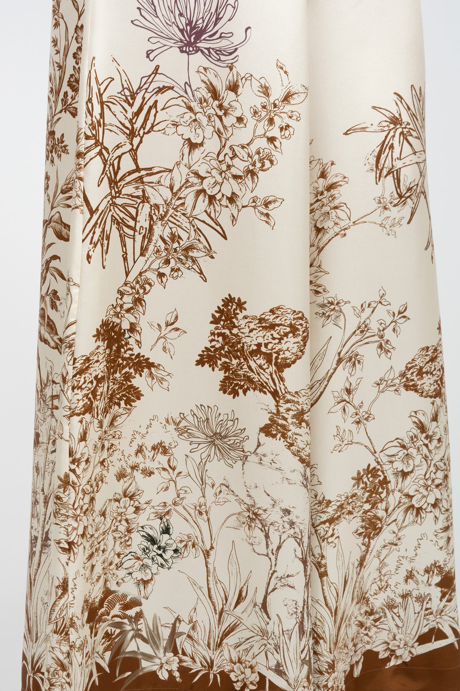 pantalone in seta stampata 26SMCP24726SSE231 68303 MAISON COGO 