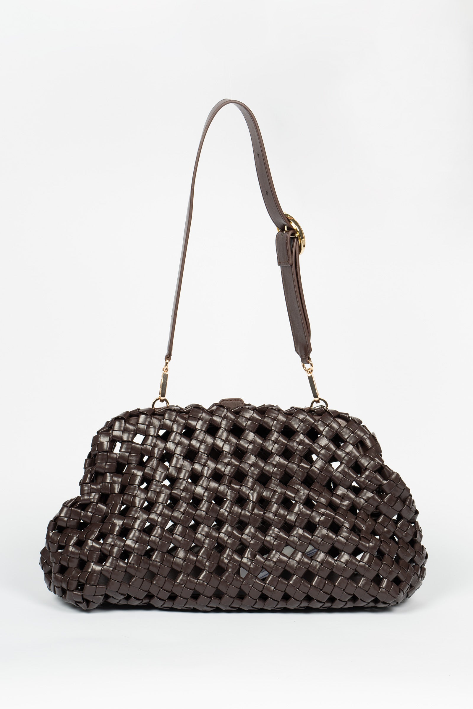 pouch in pelle intrecciata 'estremo' ESTREMO 001 MARELLA 