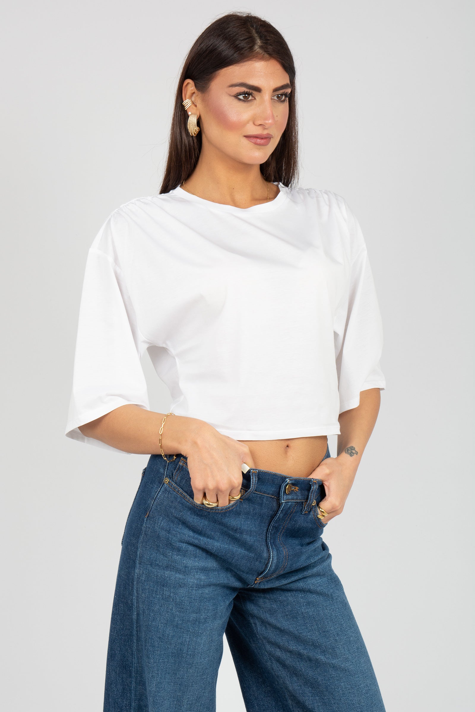 t-shirt in cotone 'rollio' ROLLIO 001 MARELLA 