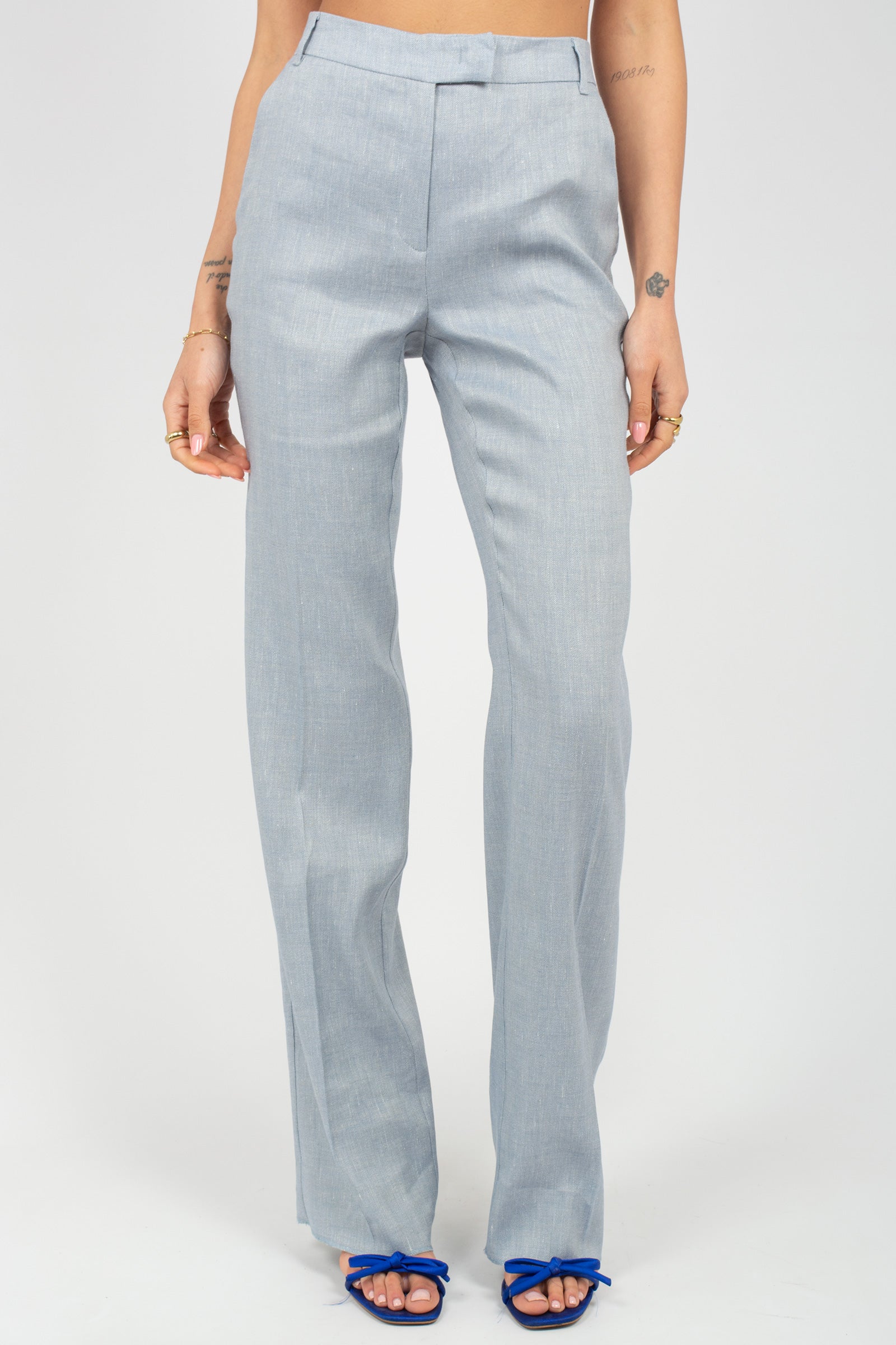 pantalone in misto lino e viscosa 'tartina' TARTINA 003 MARELLA 