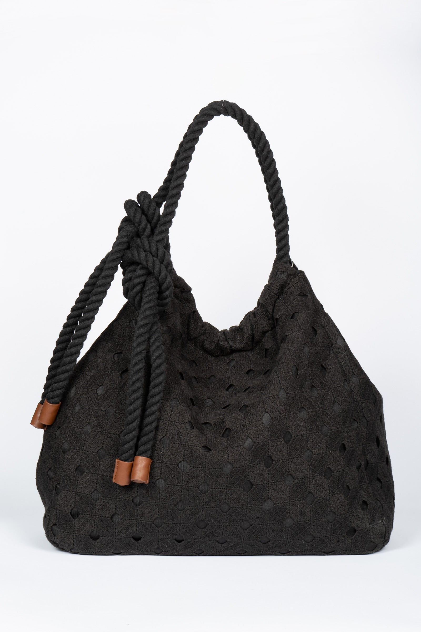 shopper in cotone sangallo 'arte' 2616511019600 002 MAXMARA BEACHWARE 