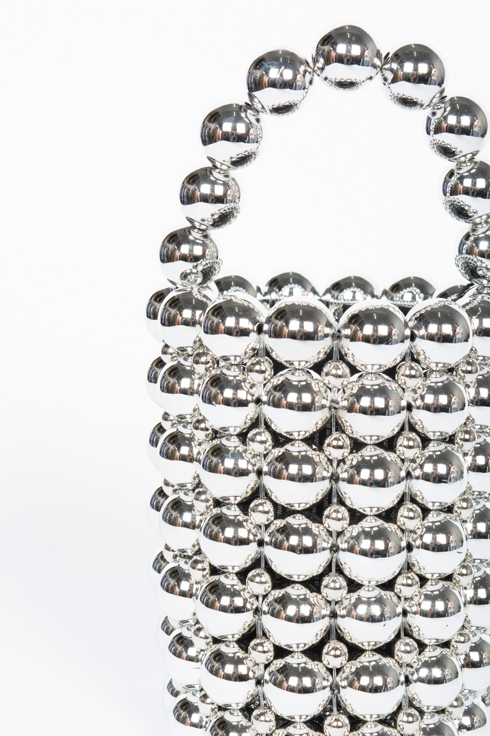 mini bucket con perle BPEARLS SILVER MIRIAM STELLA 