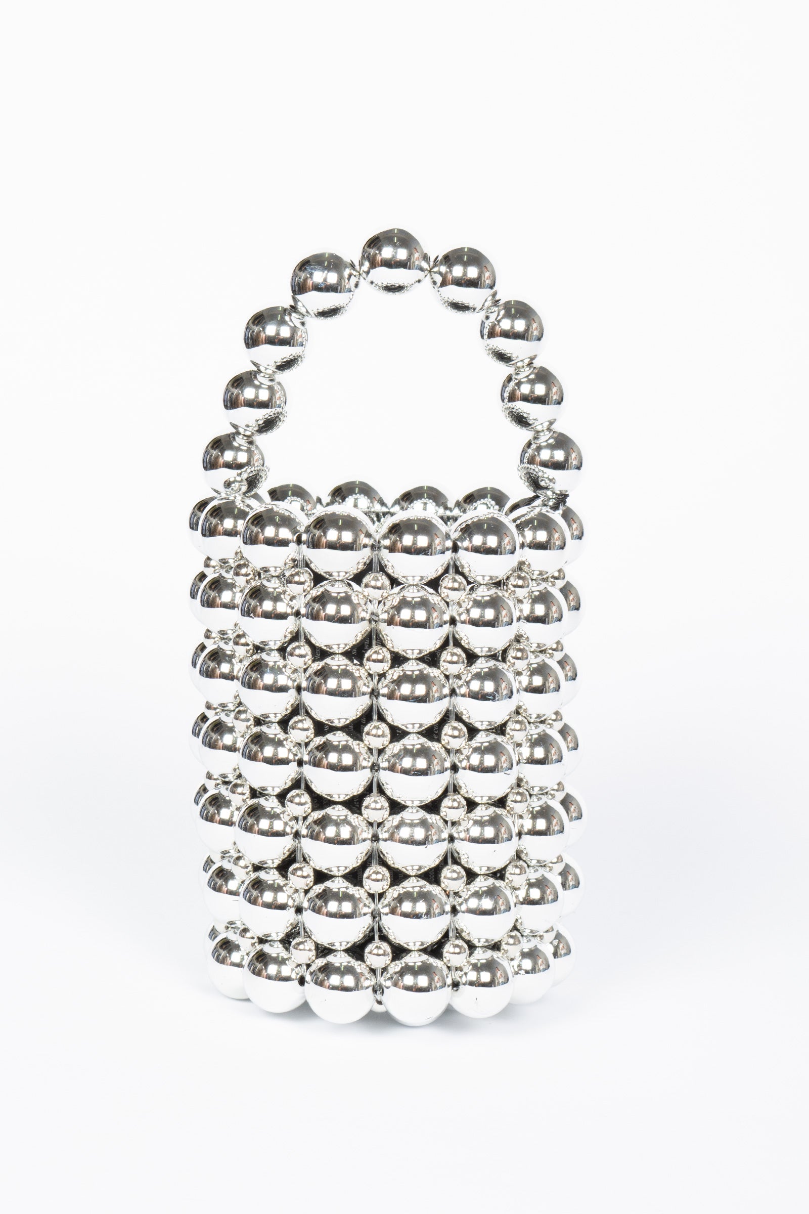 mini bucket con perle BPEARLS SILVER MIRIAM STELLA 