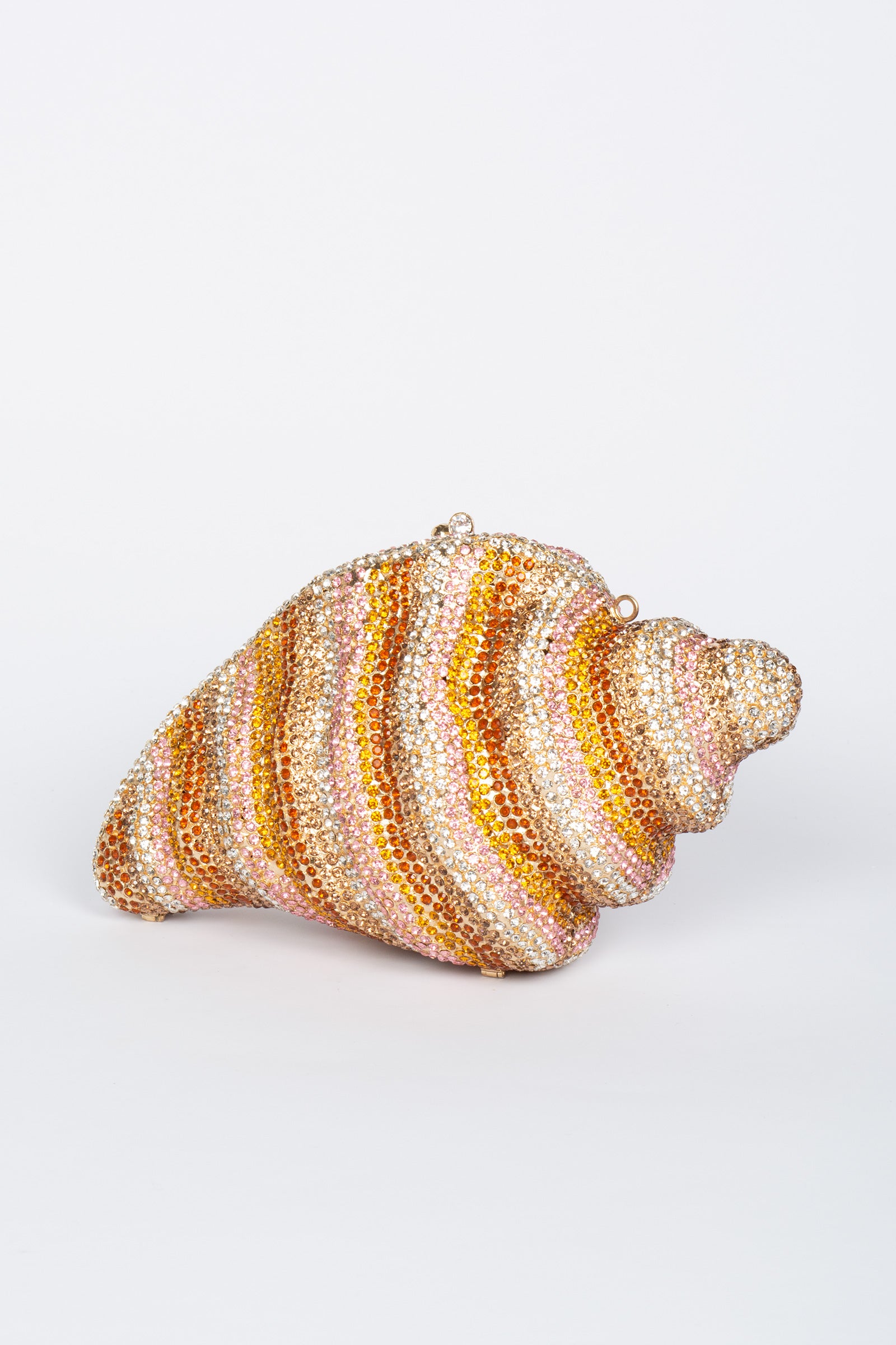 clutch conchiglia strass all over BSHELL PINK MIRIAM STELLA 