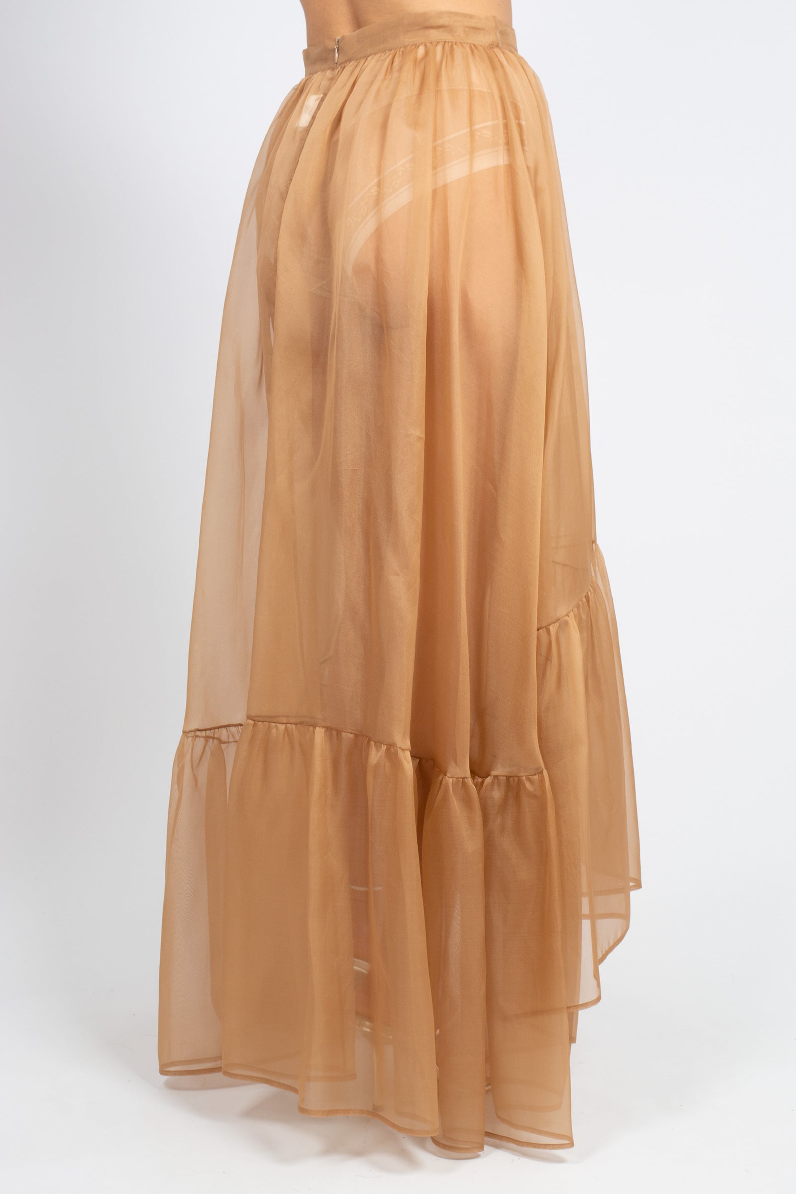 gonna lunga in organza MS2607 MOCHAMOUSSE MIRIAM STELLA 