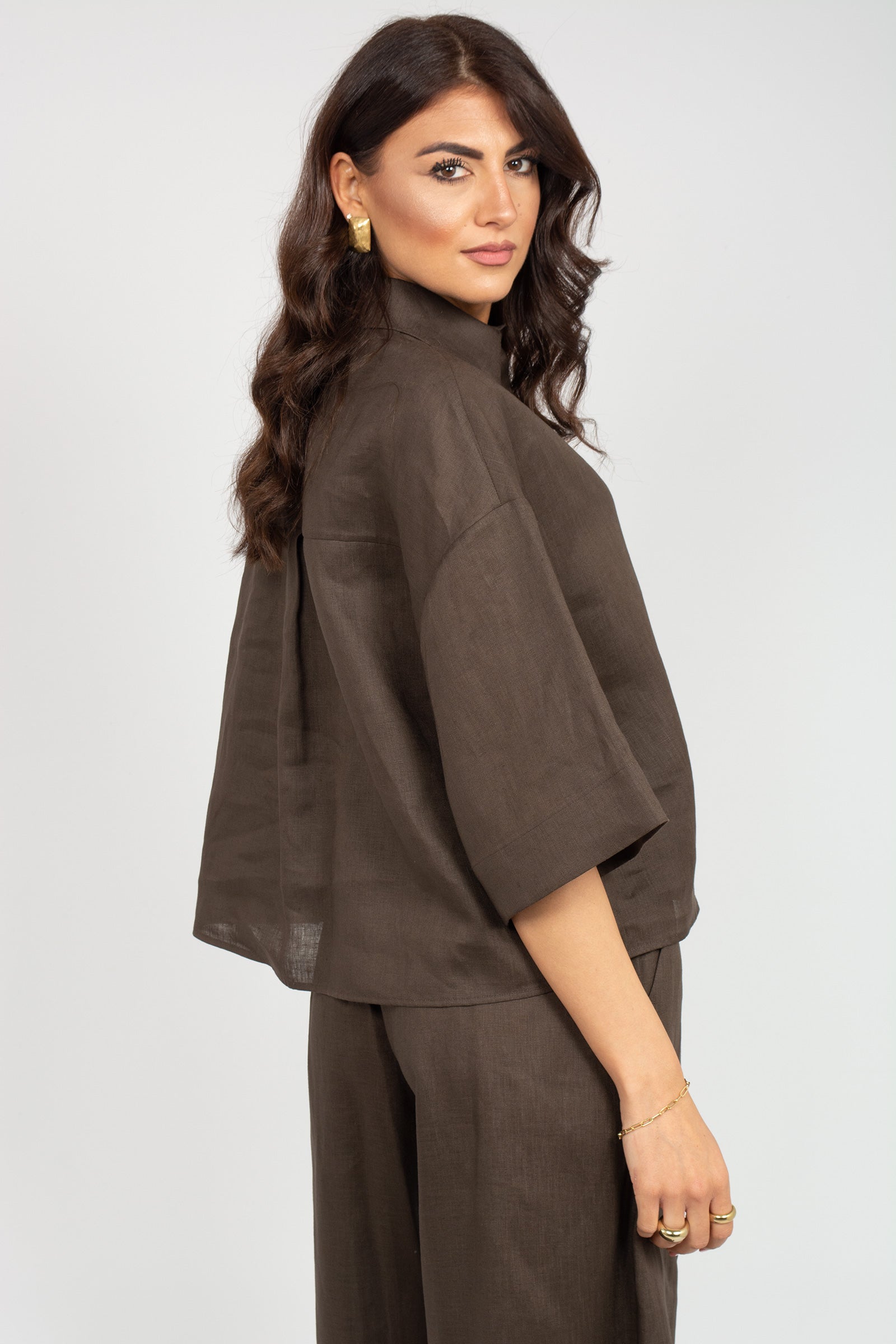 camicia in lino 'rito' 2616111038600 006 MM - MAX MARA 