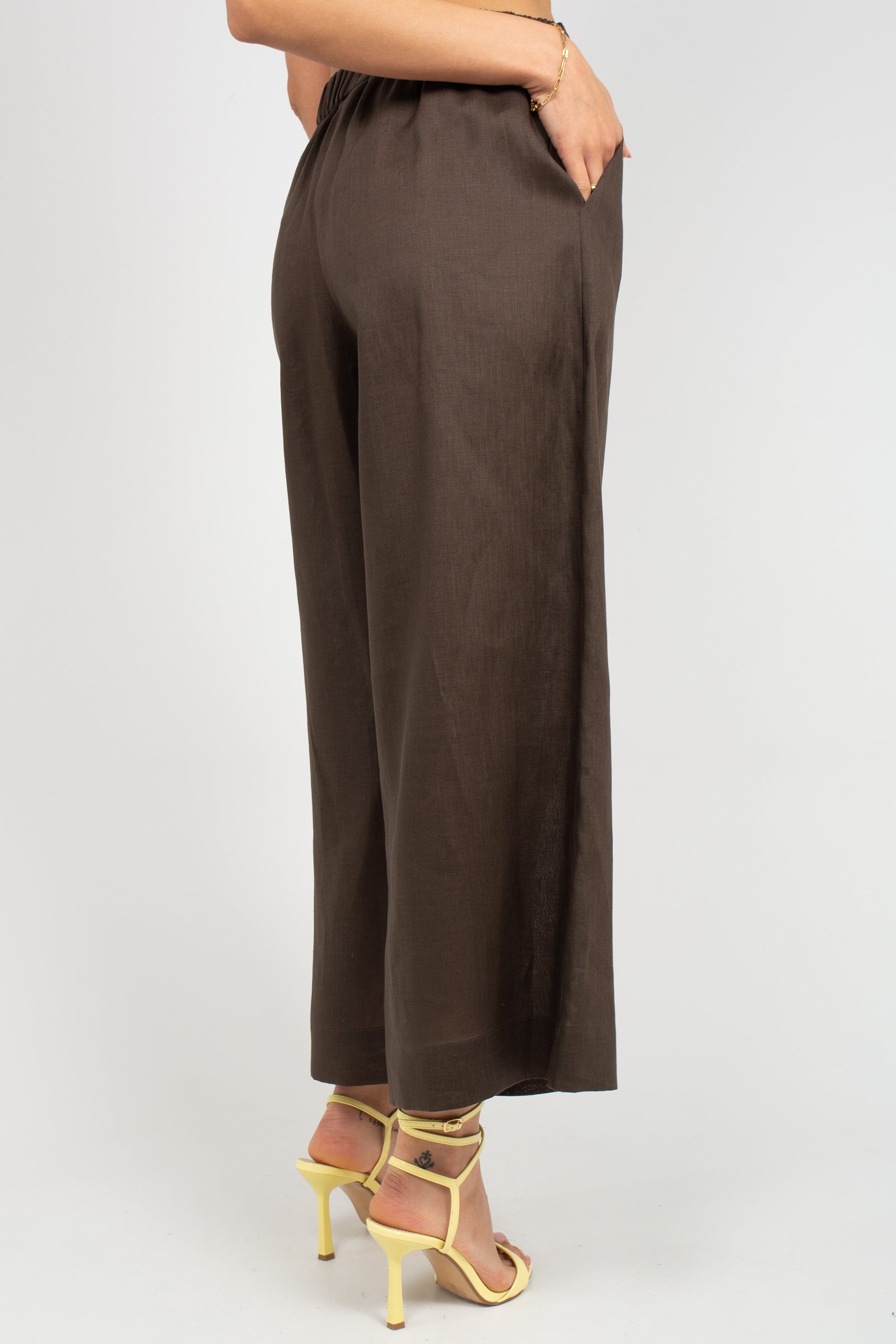 pantalone in lino 'canneti' 2616131028600 006 MM - MAX MARA 