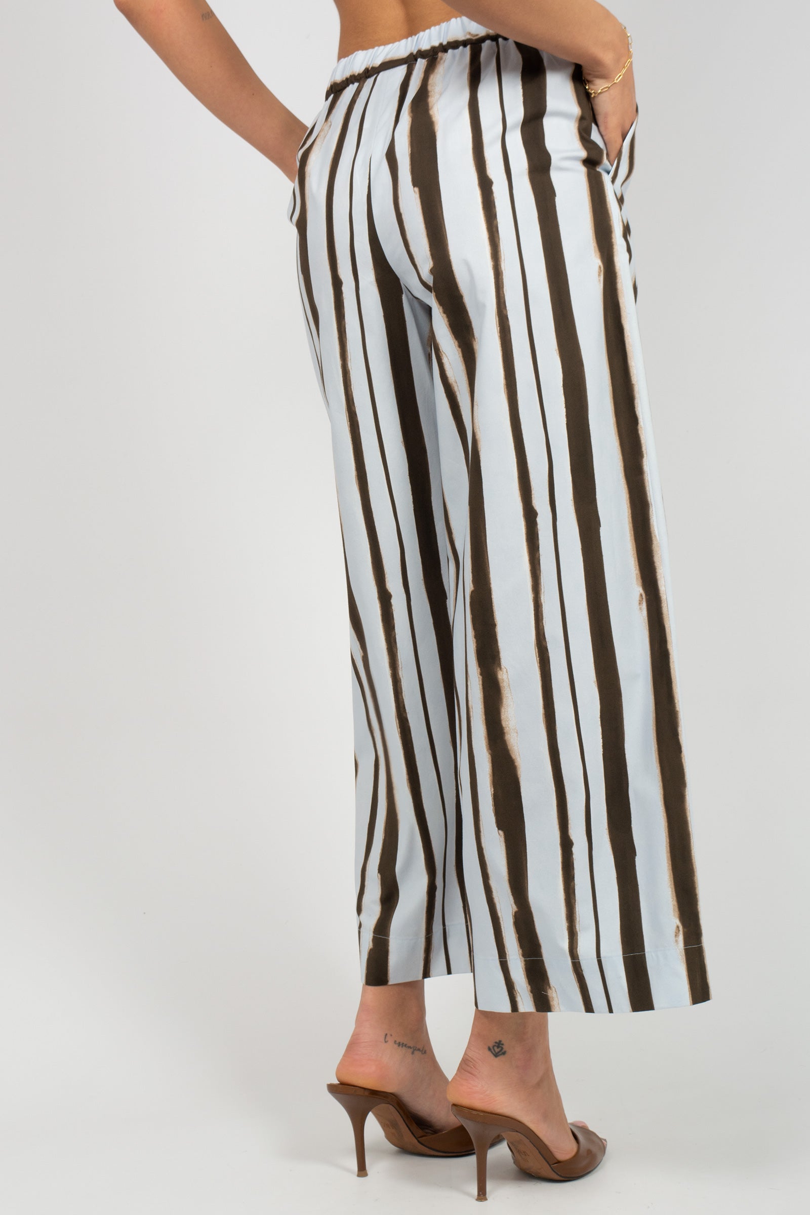 Pantalone in cotone stampato 'pelota' 2616131038600 004 MM - MAX MARA 
