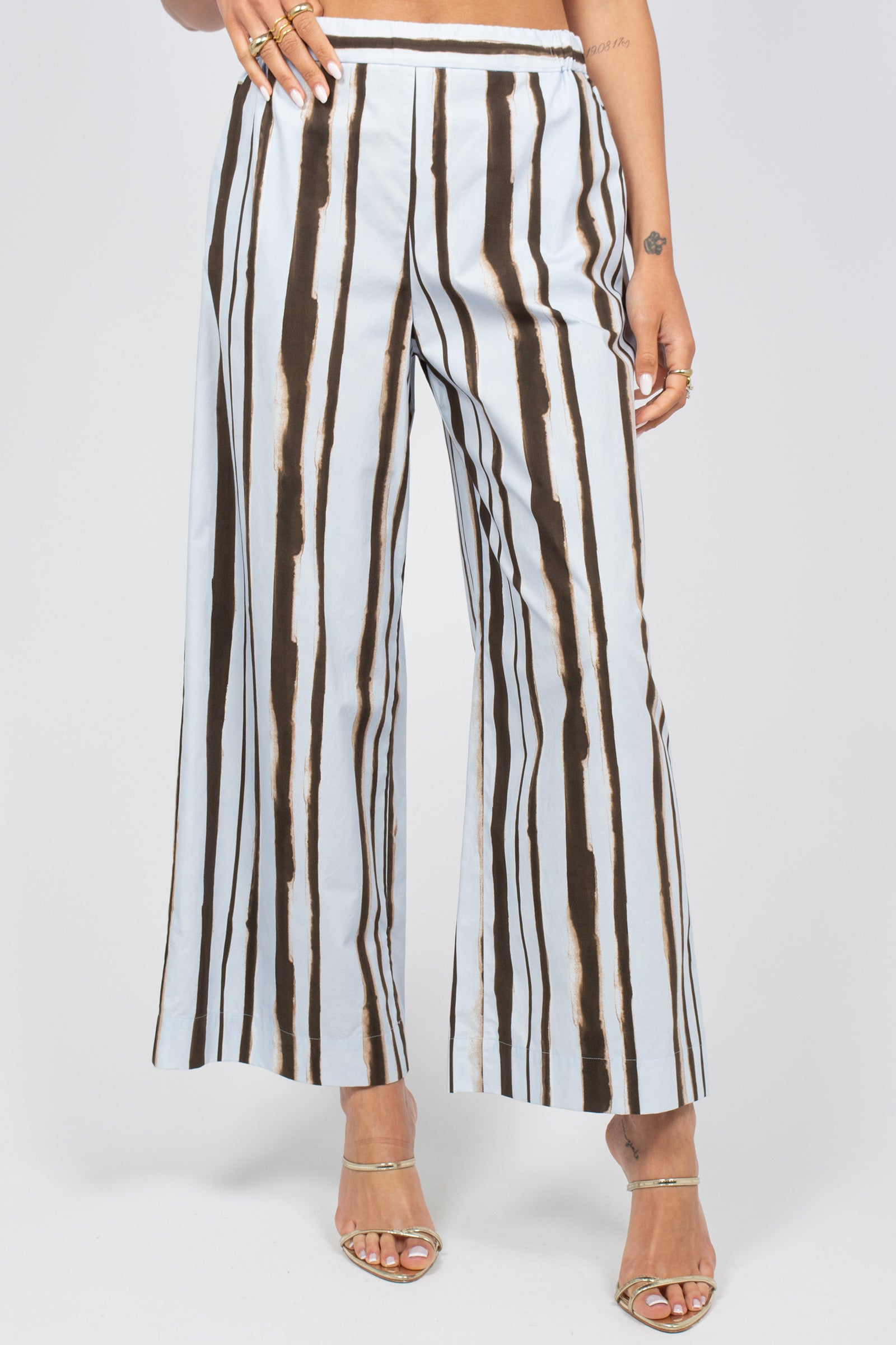 Pantalone in cotone stampato 'pelota' 2616131038600 004 MM - MAX MARA 