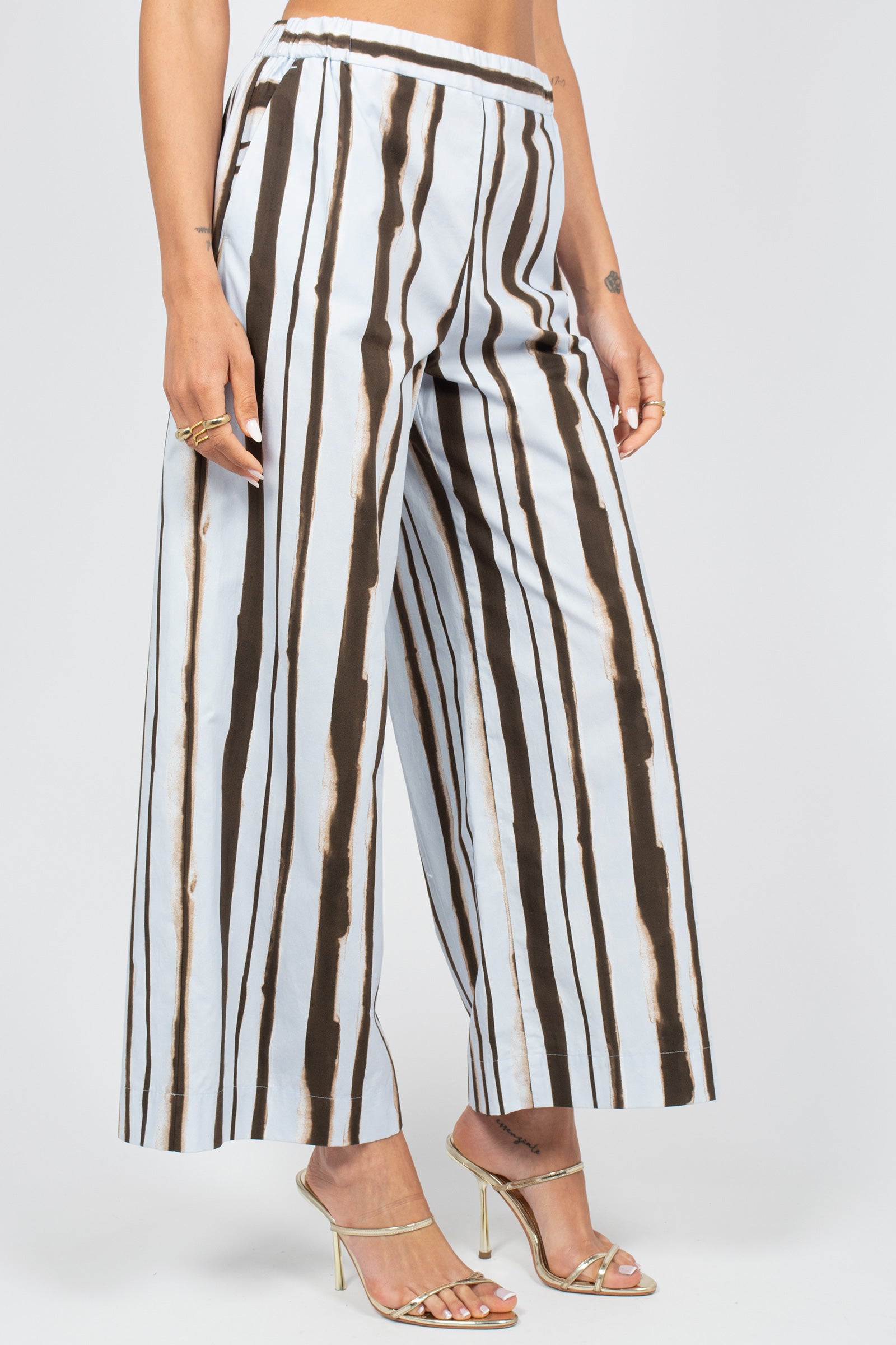 Pantalone in cotone stampato 'pelota' 2616131038600 004 MM - MAX MARA 