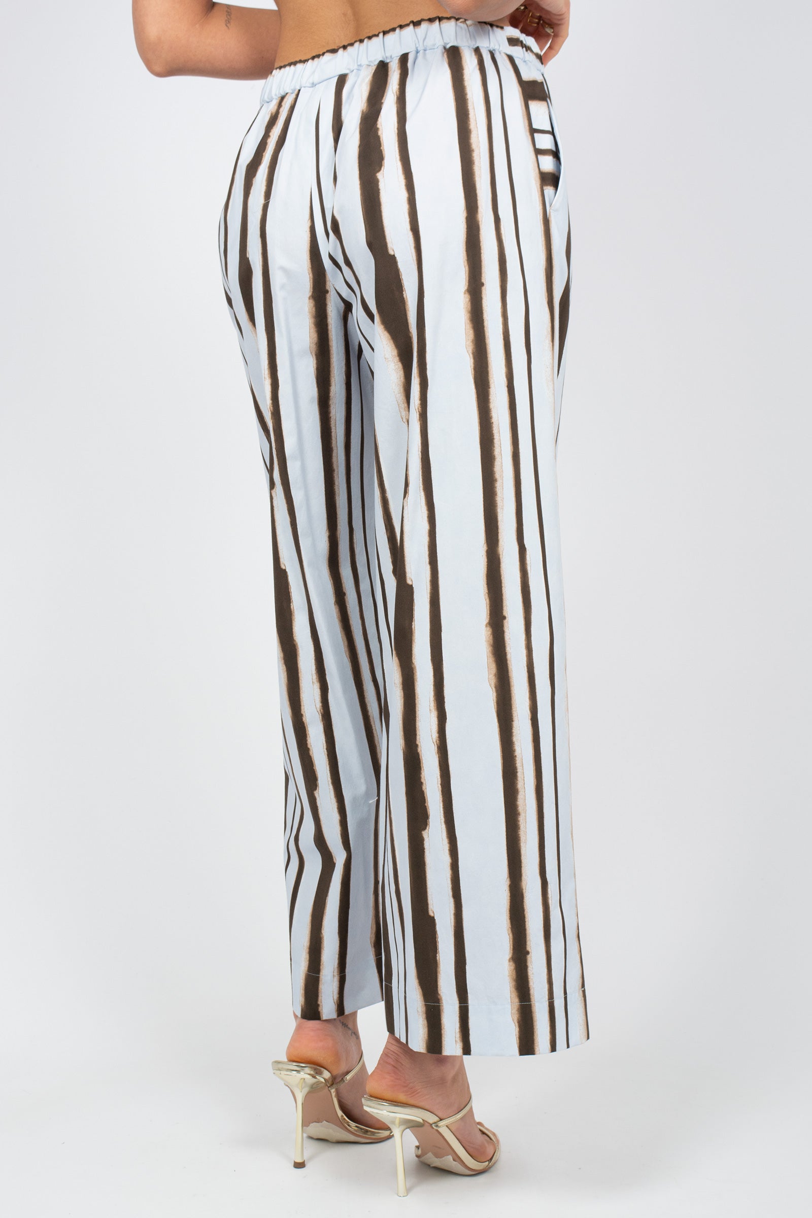 Pantalone in cotone stampato 'pelota' 2616131038600 004 MM - MAX MARA 