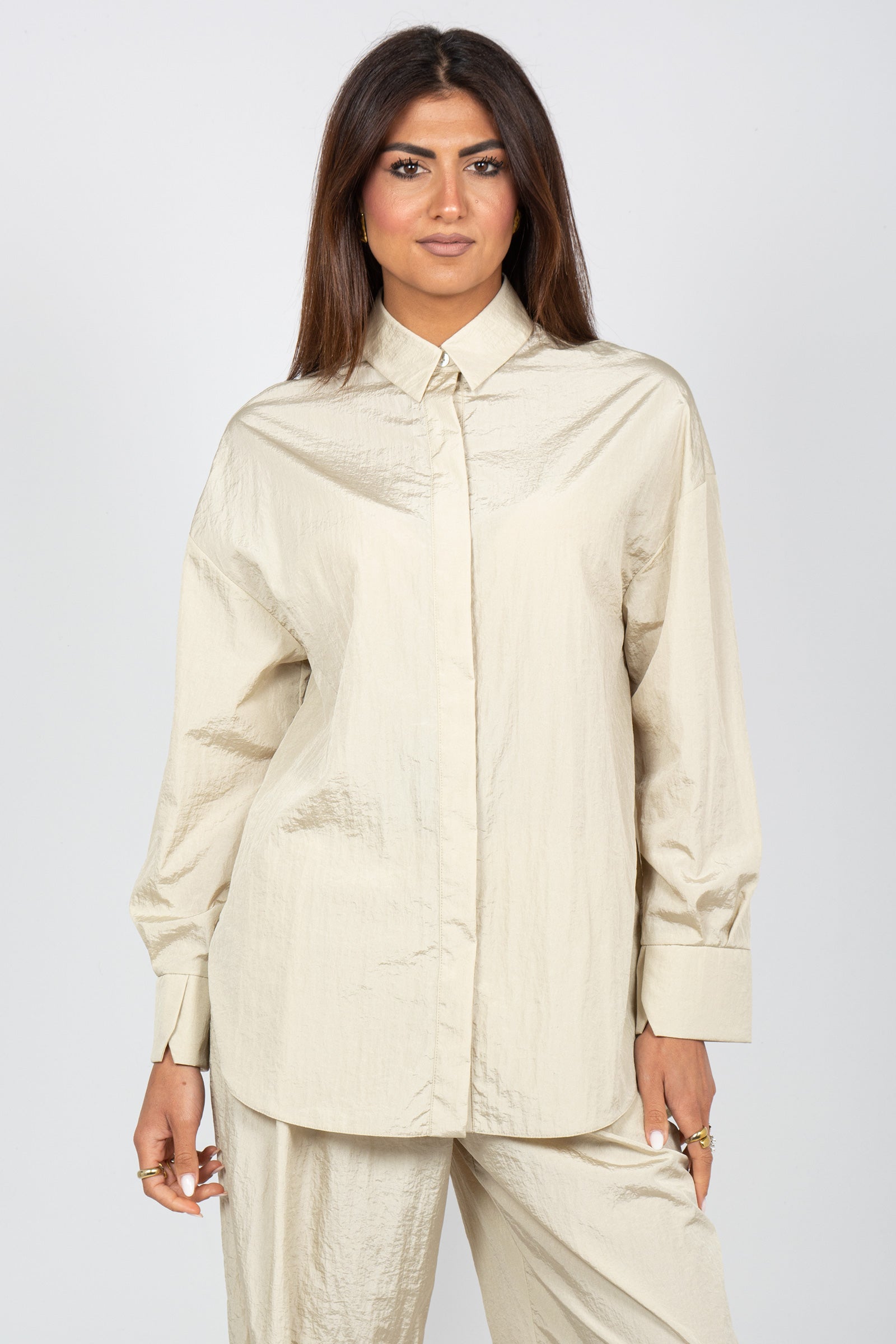 camicia in nylon 'platani' 2616191027600 004 MM - MAX MARA 