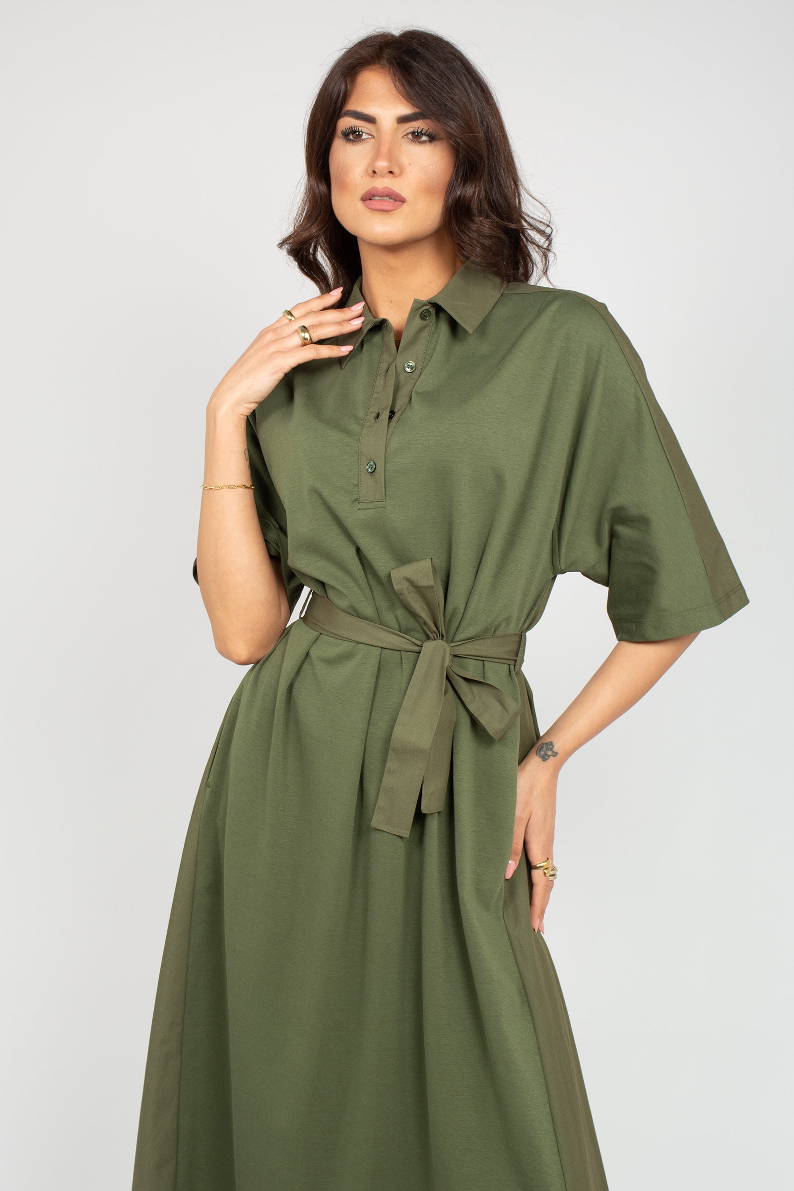 abito in jersery di cotone 'albero' 2616621028600 004 MM - MAX MARA 