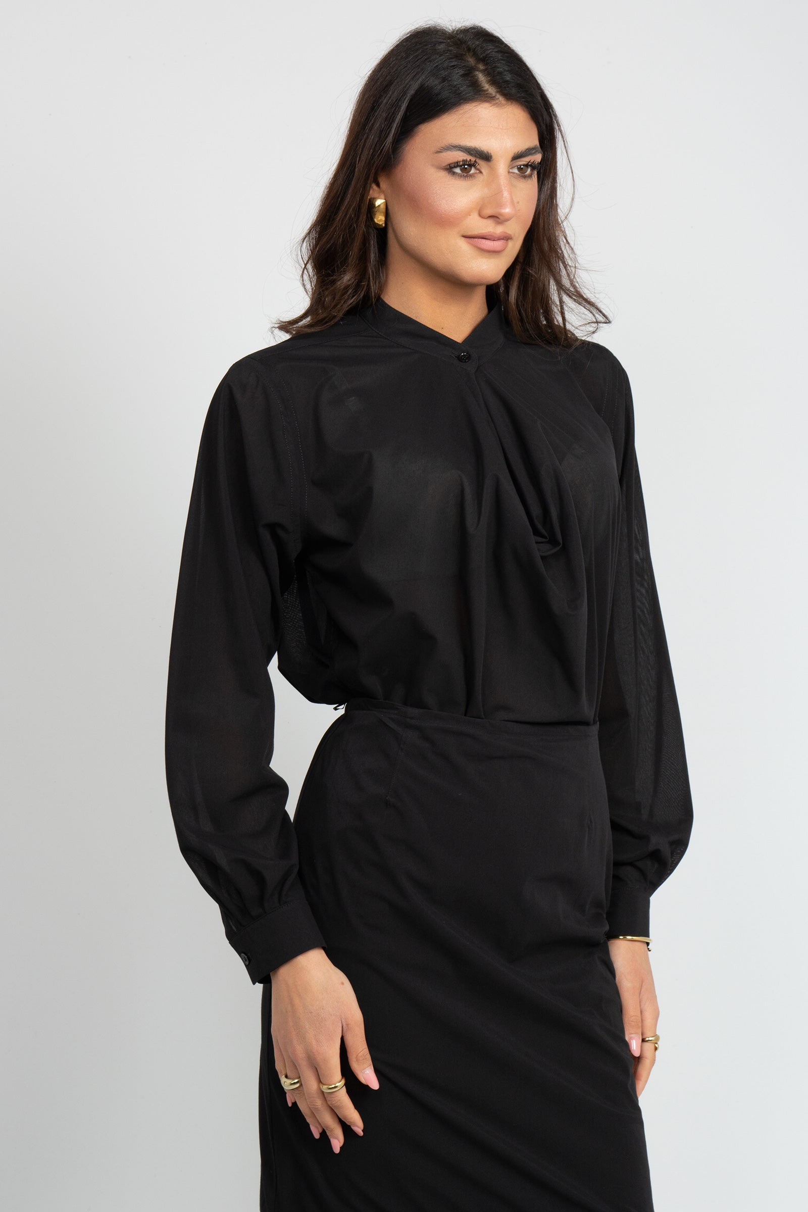 camicia in misto cotone 'urlo' 2616941098600 005 MM - MAX MARA 