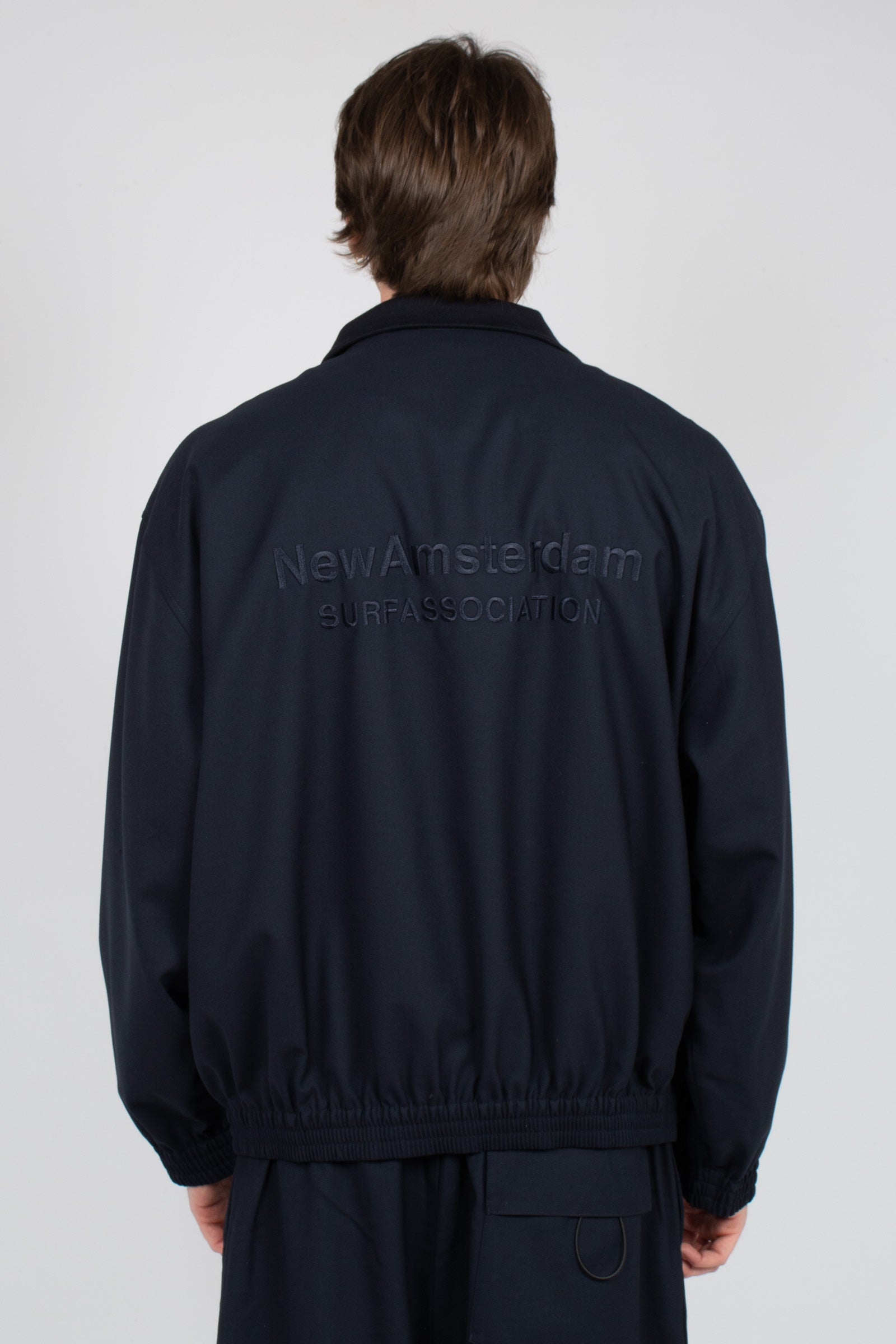 giacca oversize con zip 2601006001 NIGHT NEW AMSTERDAM 