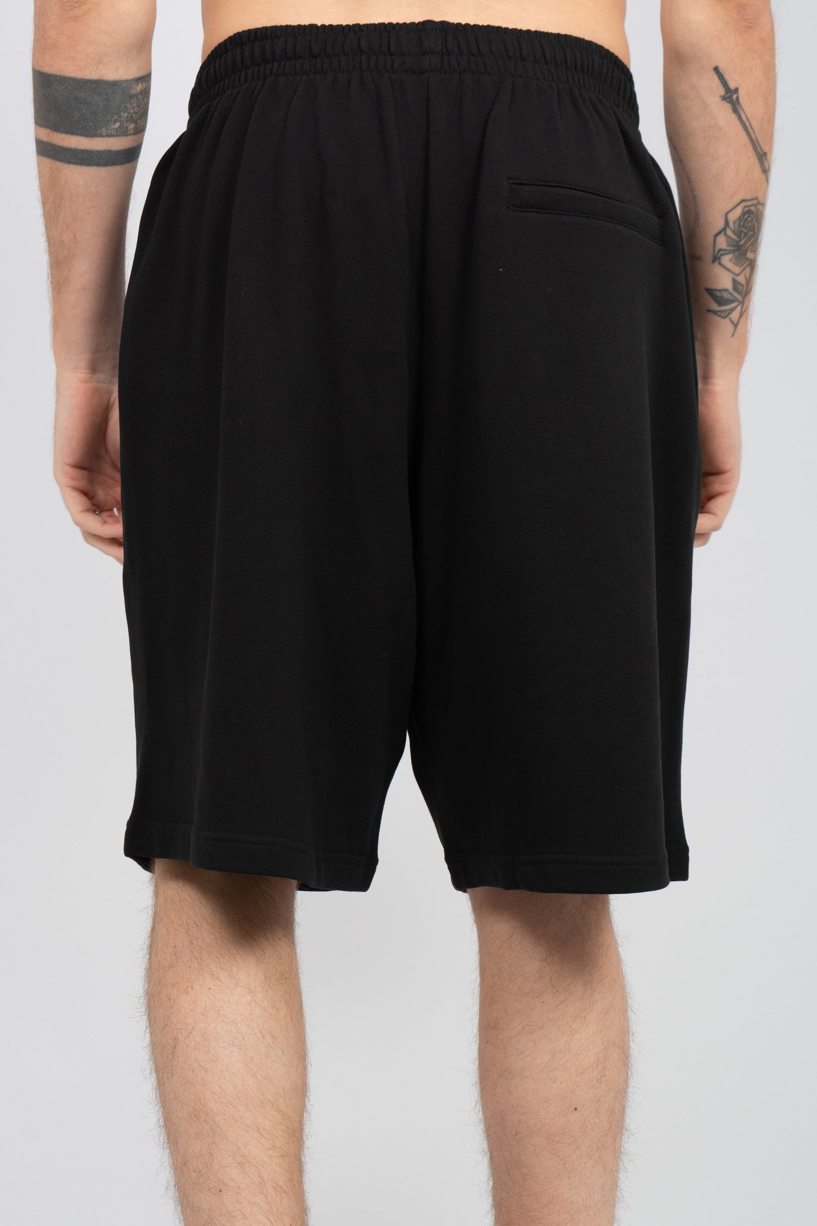 short in felpa con logo 2601049003 BLK NEW AMSTERDAM 
