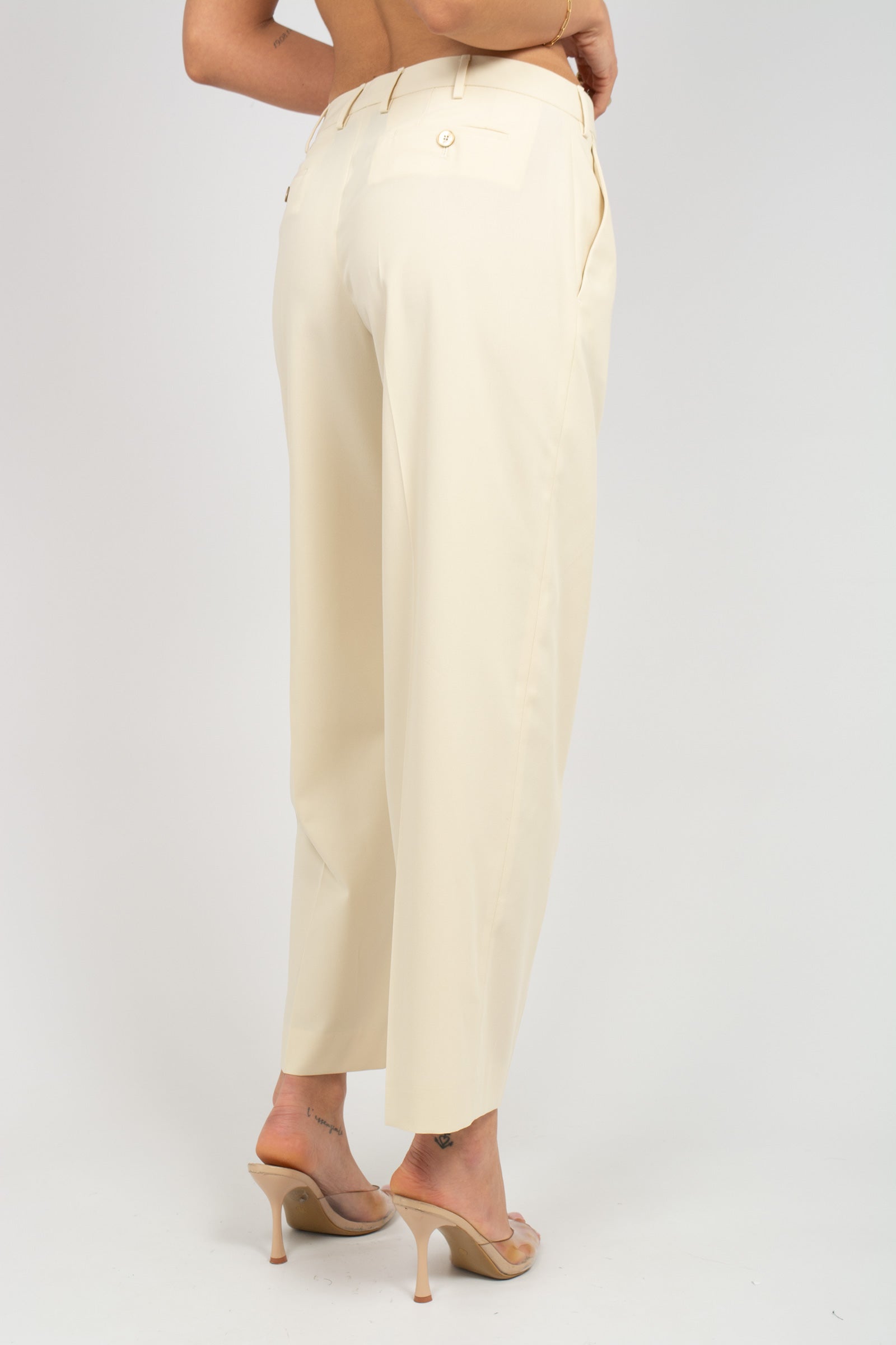 pantalone in popeline di cotone 'emma' CDVSEAZ00STD SD820020 PT TORINO 