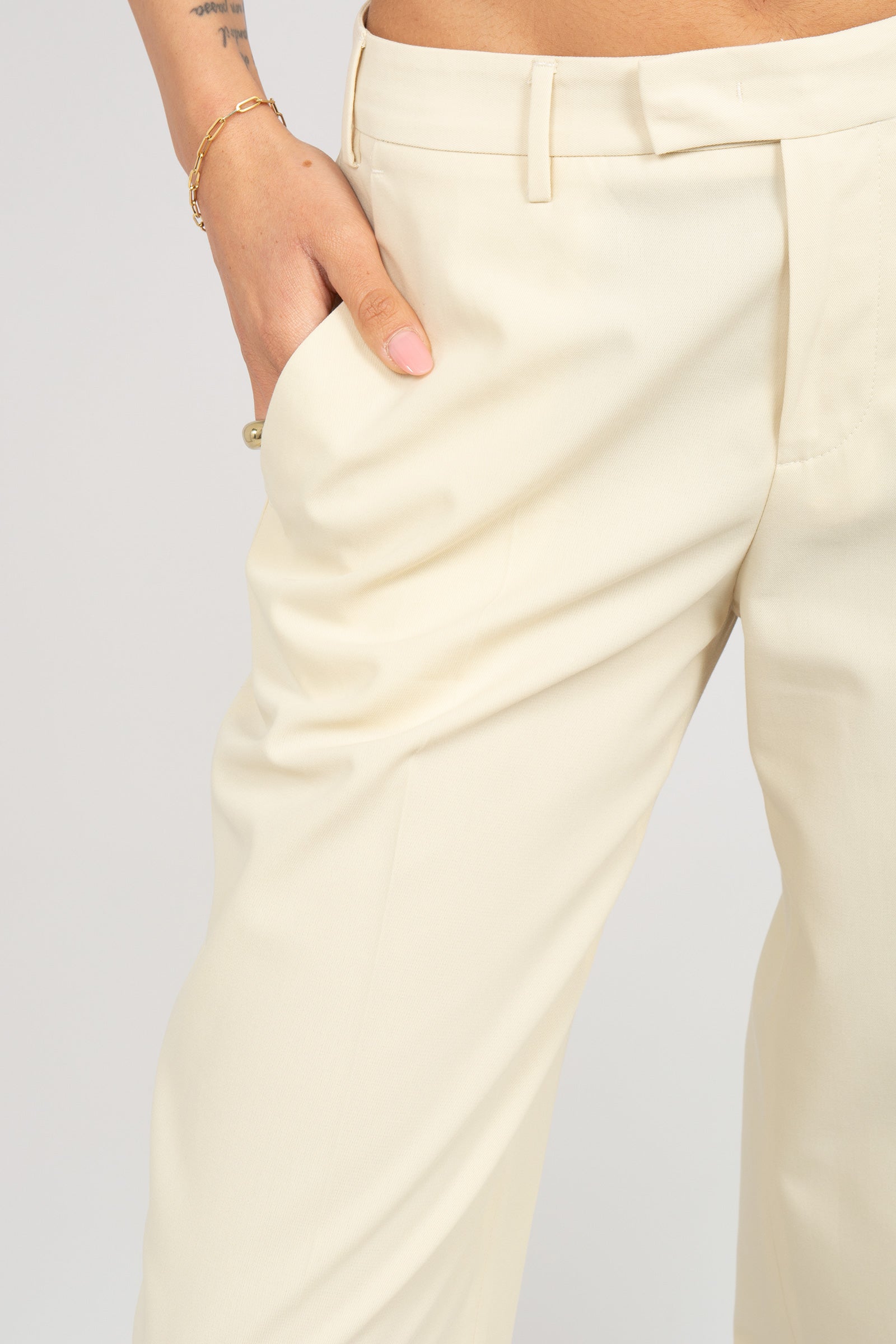 pantalone in popeline di cotone 'emma' CDVSEAZ00STD SD820020 PT TORINO 