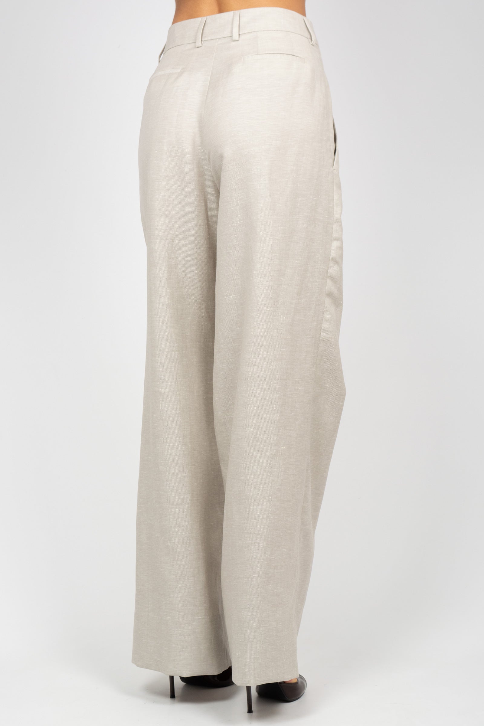 Pantalone in misto lana e lino 'francoise' CDVSFKZ00STD SD810020 PT TORINO 