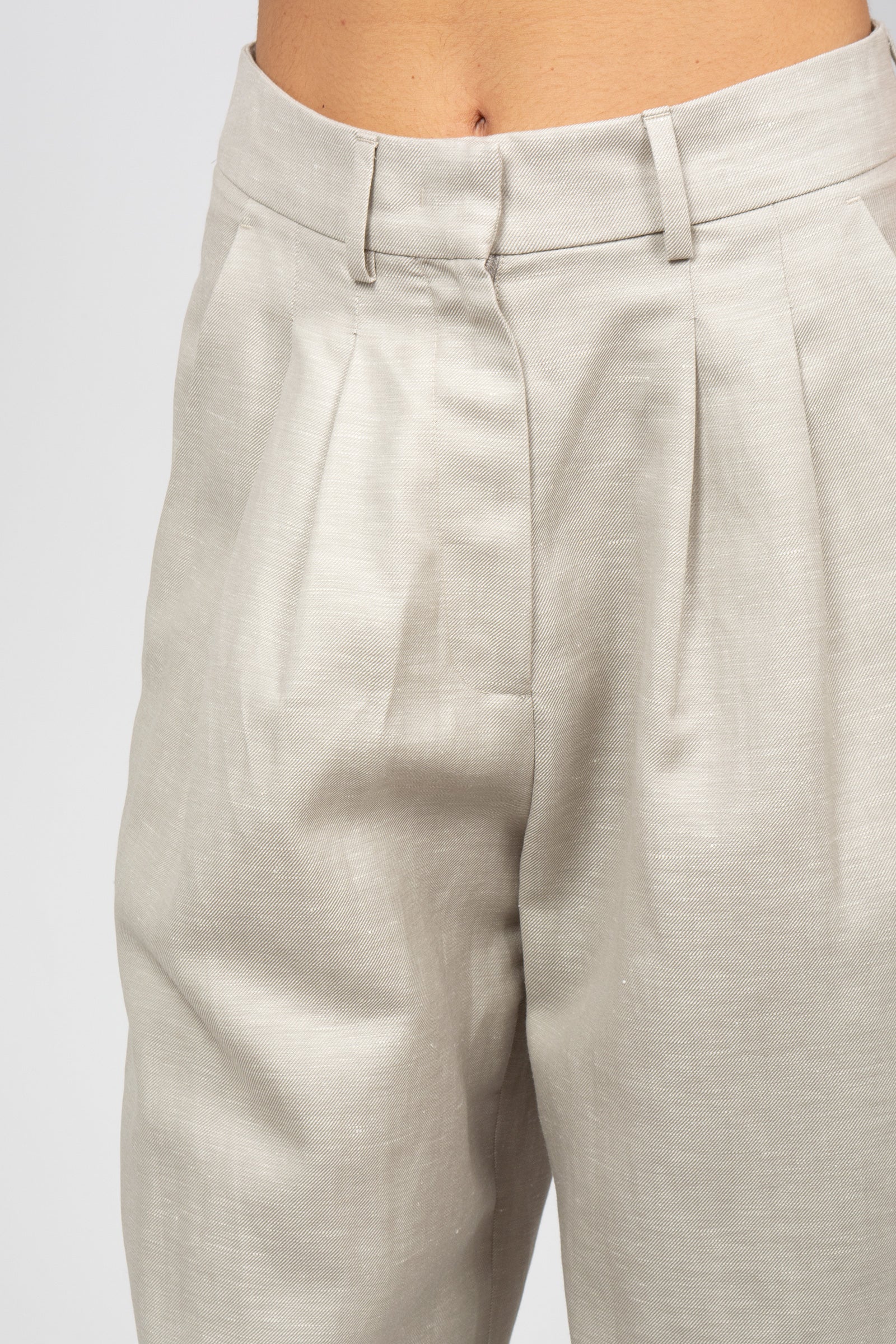 Pantalone in misto lana e lino 'francoise' CDVSFKZ00STD SD810020 PT TORINO 