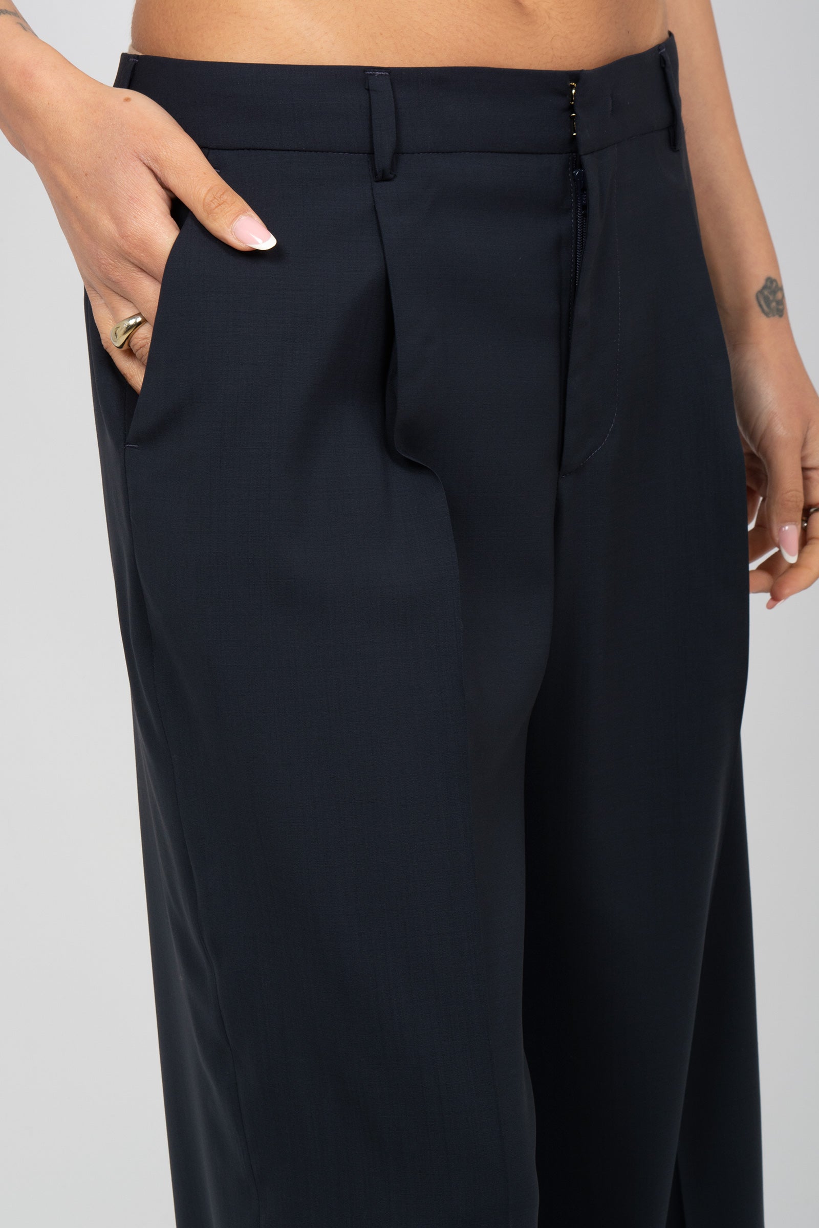 pantalone in fresco lana 'lola' CDVSLLZ00STD ZI560370 PT TORINO 