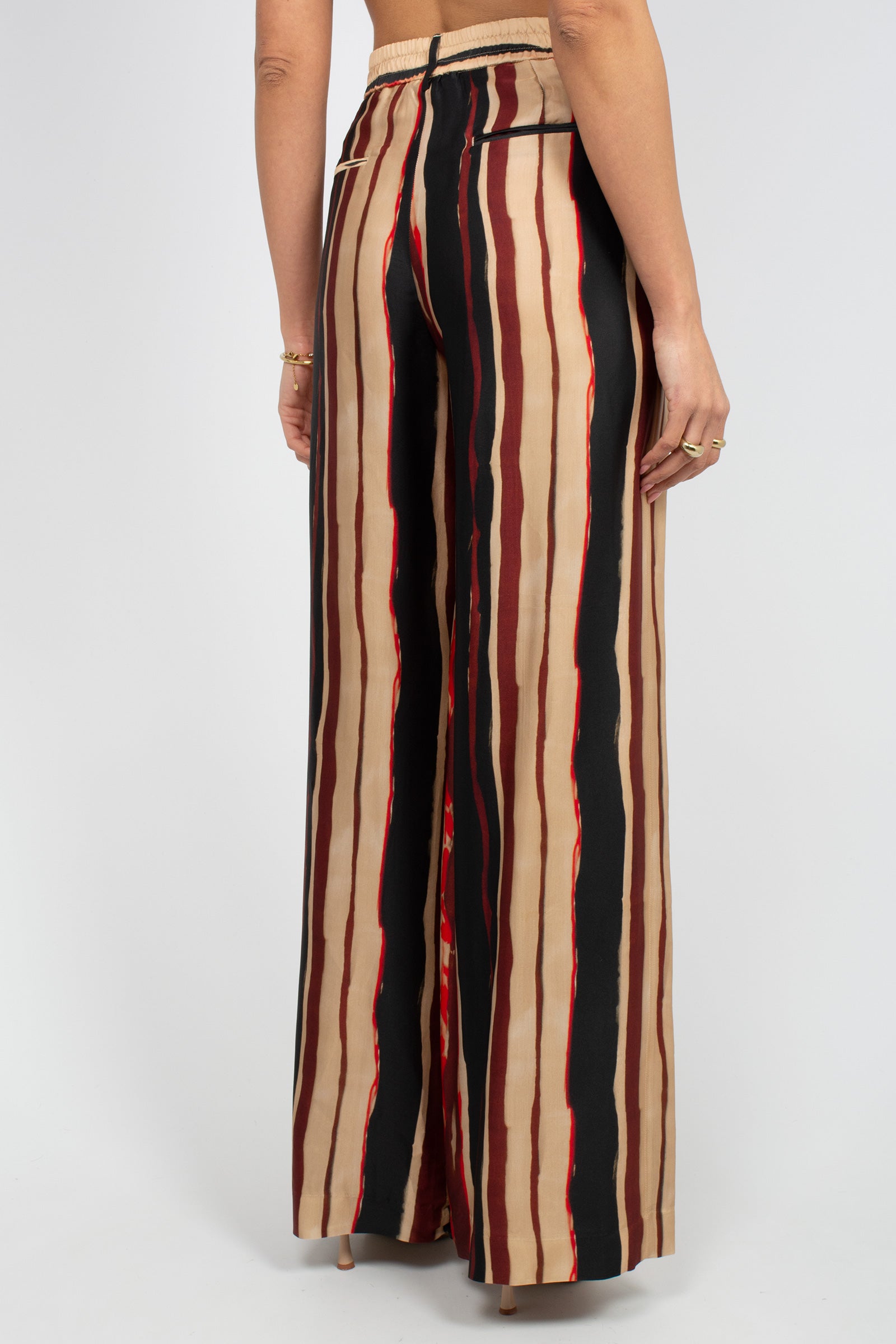pantalone in viscosa stampata 'lorenza' CDVSLRZ00STD ER270060 PT TORINO 