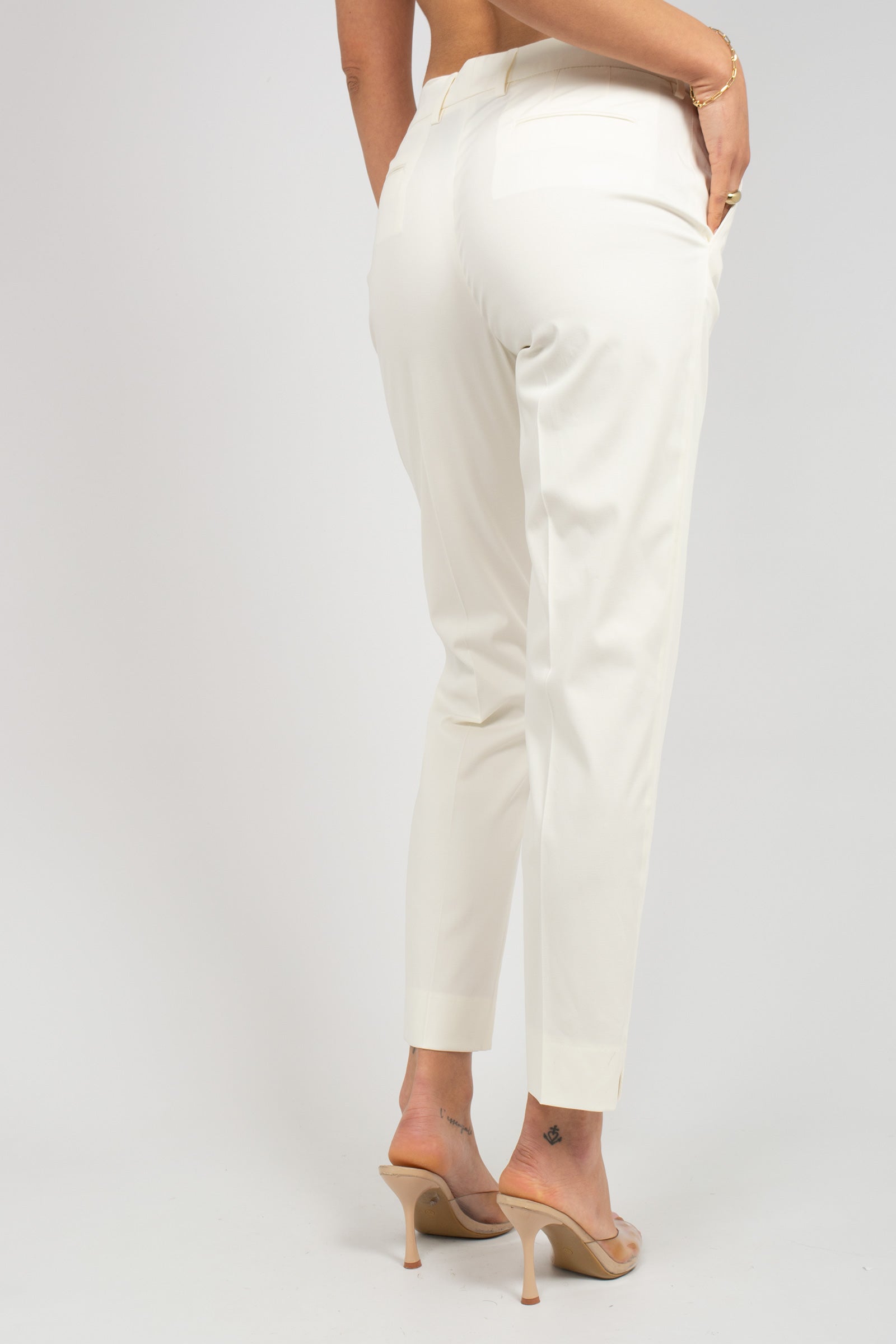 pantalone in misto cotone e seta 'new york' CDVSNYZ00STD SD800010 PT TORINO 