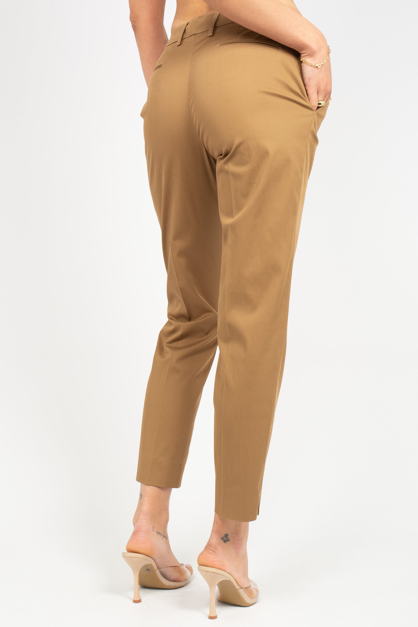 pantalone in misto cotone e seta 'new york' CDVSNYZ00STD SD800130 PT TORINO 
