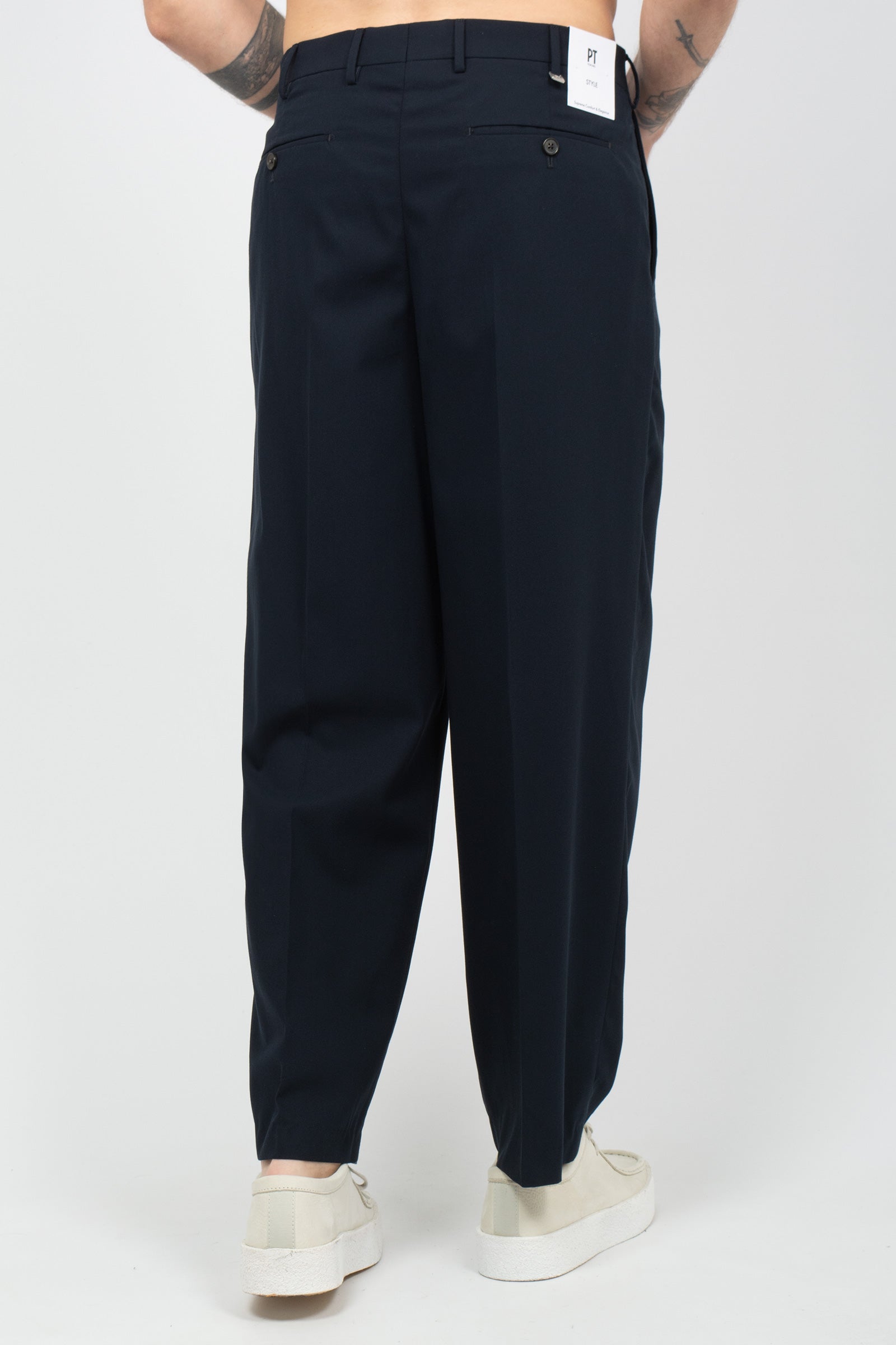 pantalone in cotone 'dandy fit' COASDAZ00TTK SB820360 PT TORINO 