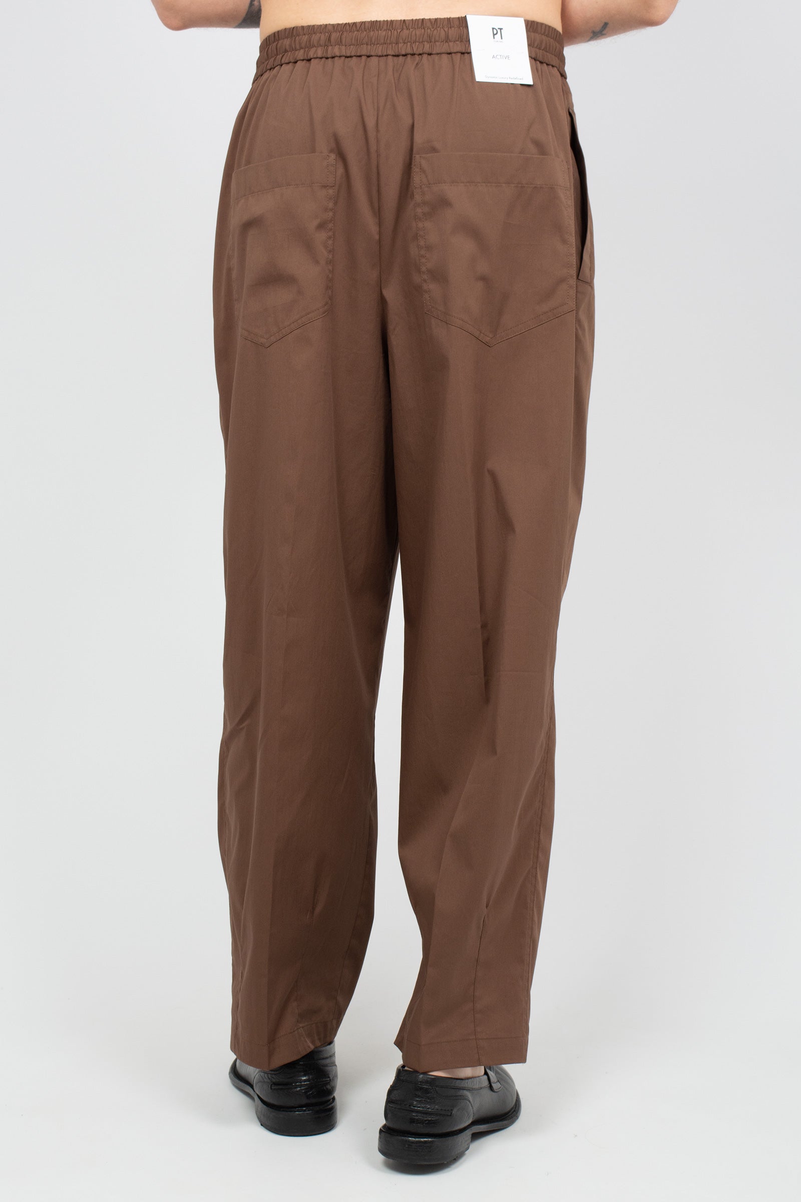 jogger in misto cotone 'wide fit' COASWDZB00KLT VD050170 PT TORINO 