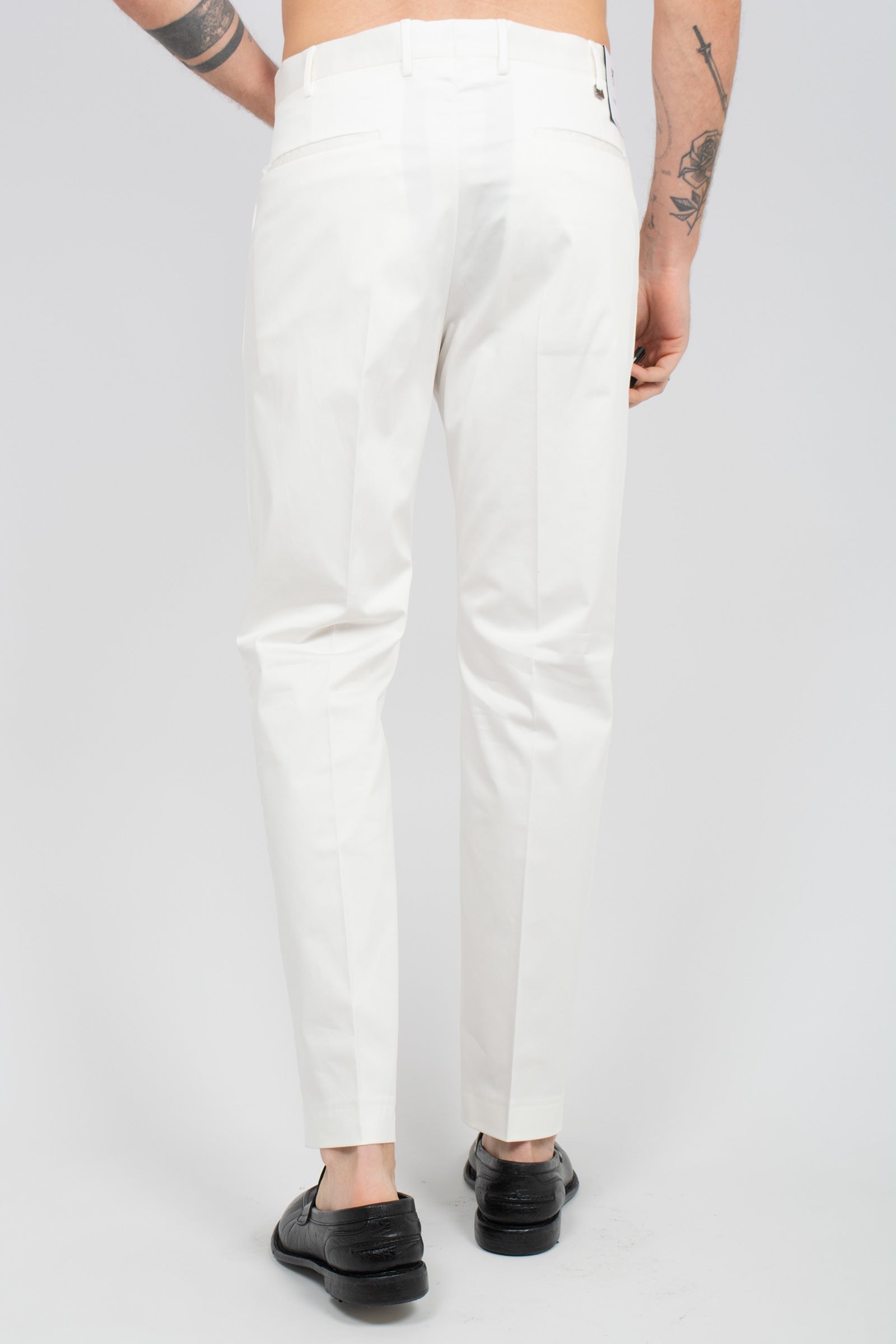 pantalone in cotone stretch 'dieci fit' COASX0Z00FWD NU680010 PT TORINO 