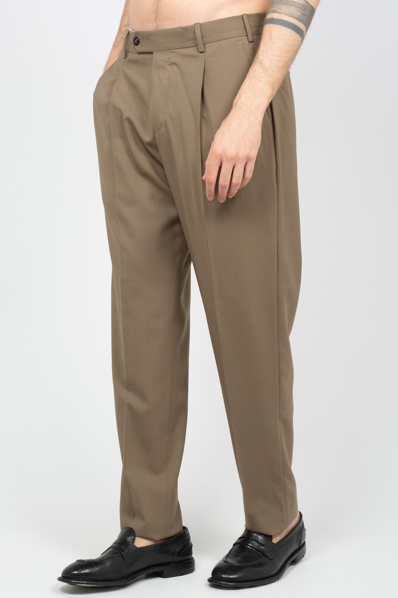 pantalone in lana vergine 'union fit' COZSUFZA0CL1 ZI560130 PT TORINO 