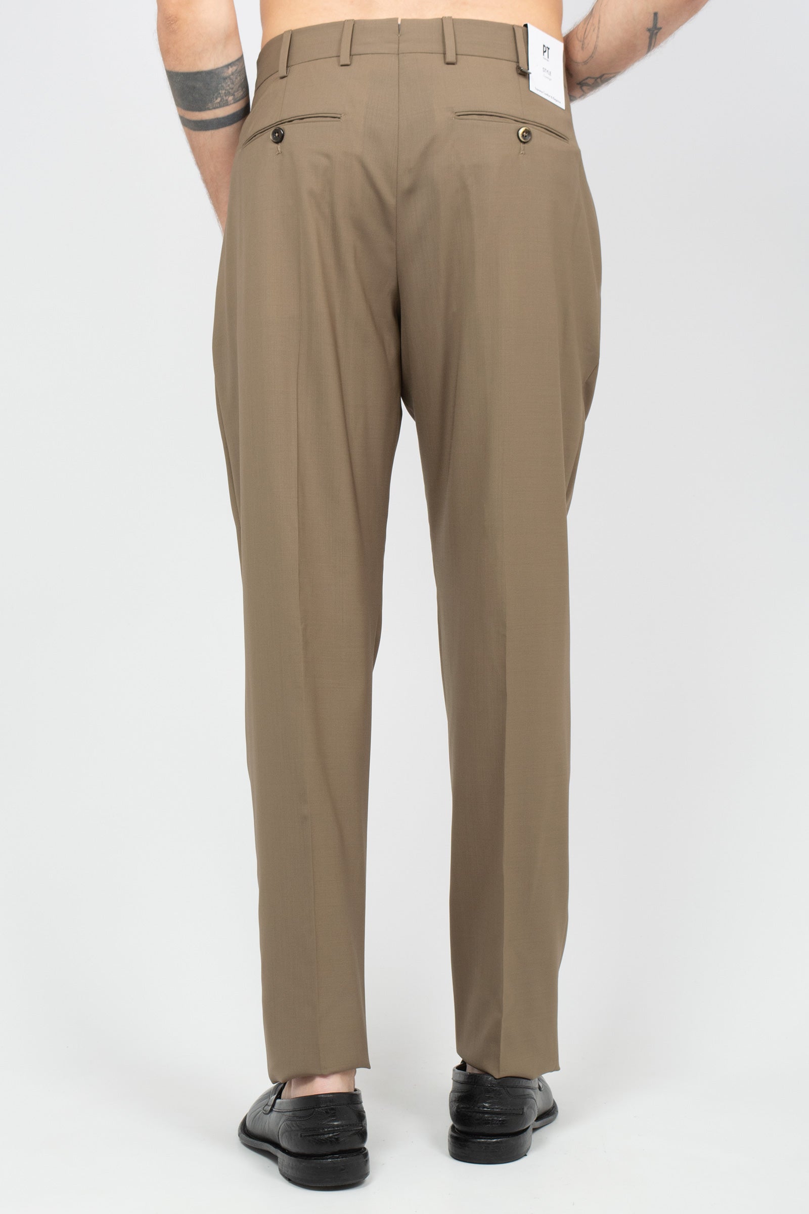 pantalone in lana vergine 'union fit' COZSUFZA0CL1 ZI560130 PT TORINO 