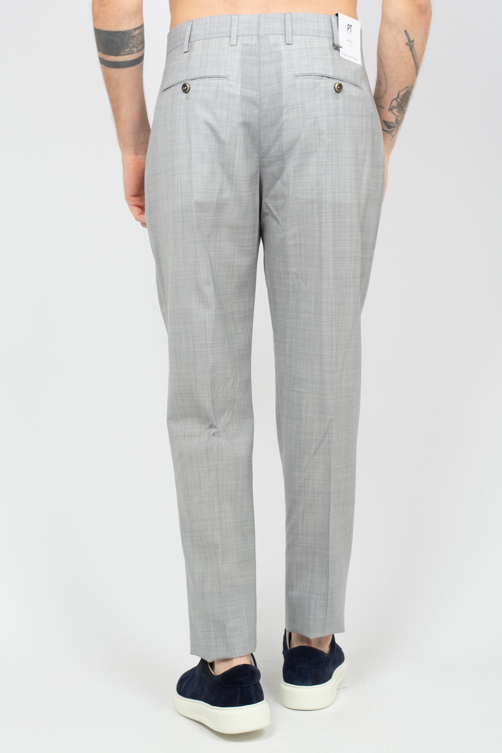 pantalone in lana vergine 'union fit' COZSUFZA0CL1 ZI560200 PT TORINO 