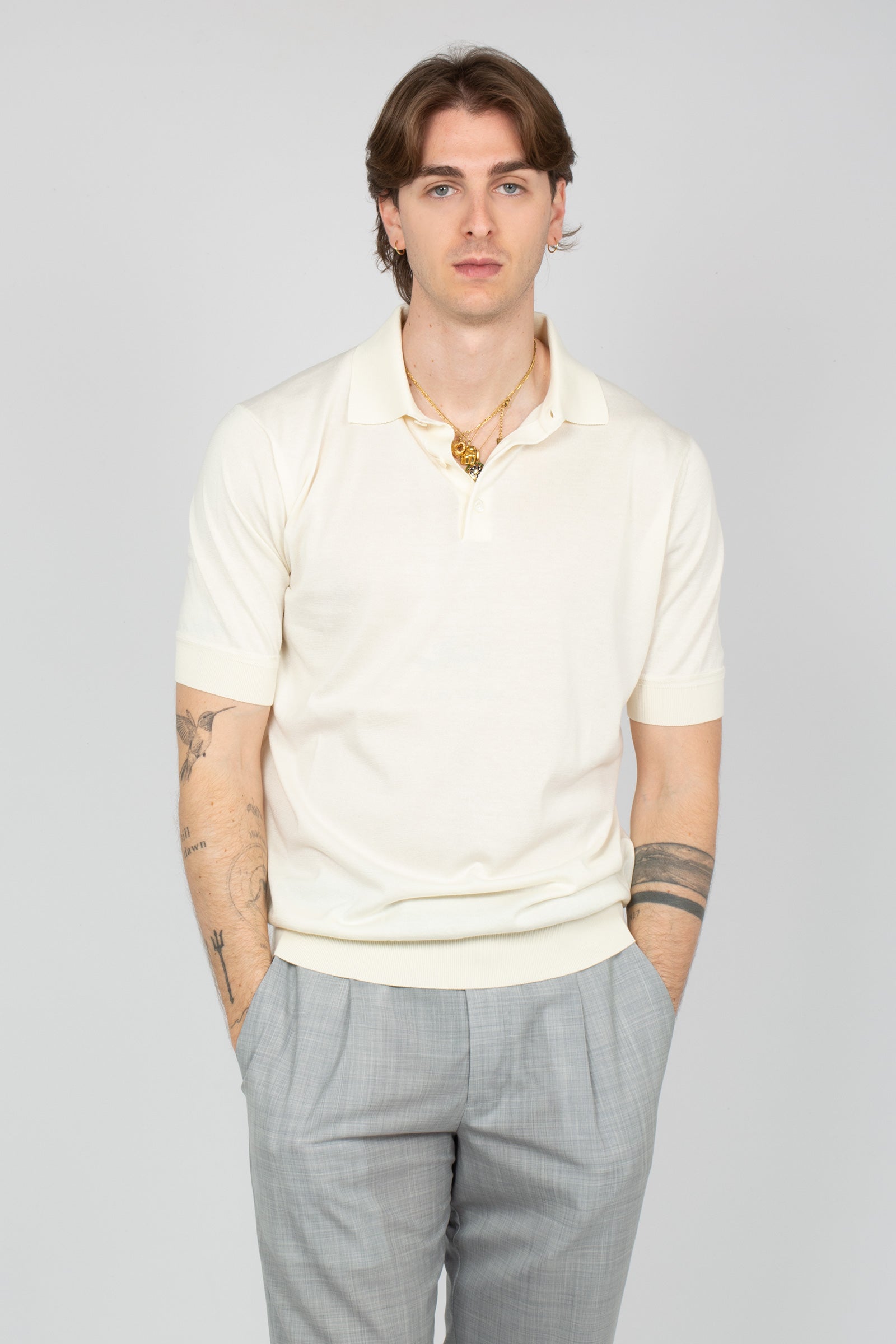 polo 3 bottoni in cotone TL4SPM110NTS 60MGU0015 PT TORINO 