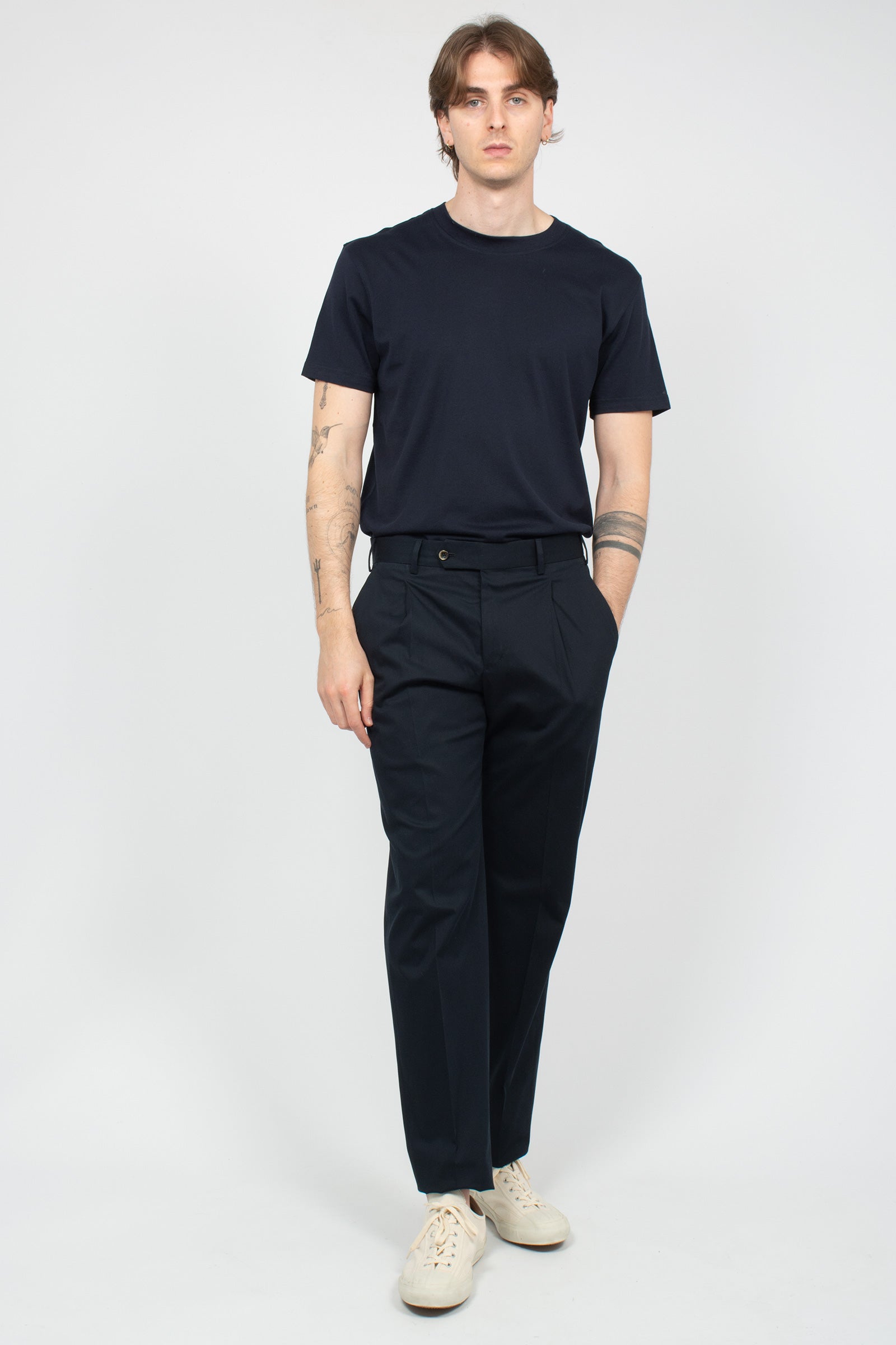 t-shirt in cotone e seta TL5STM050LEL 01CD0360 PT TORINO 